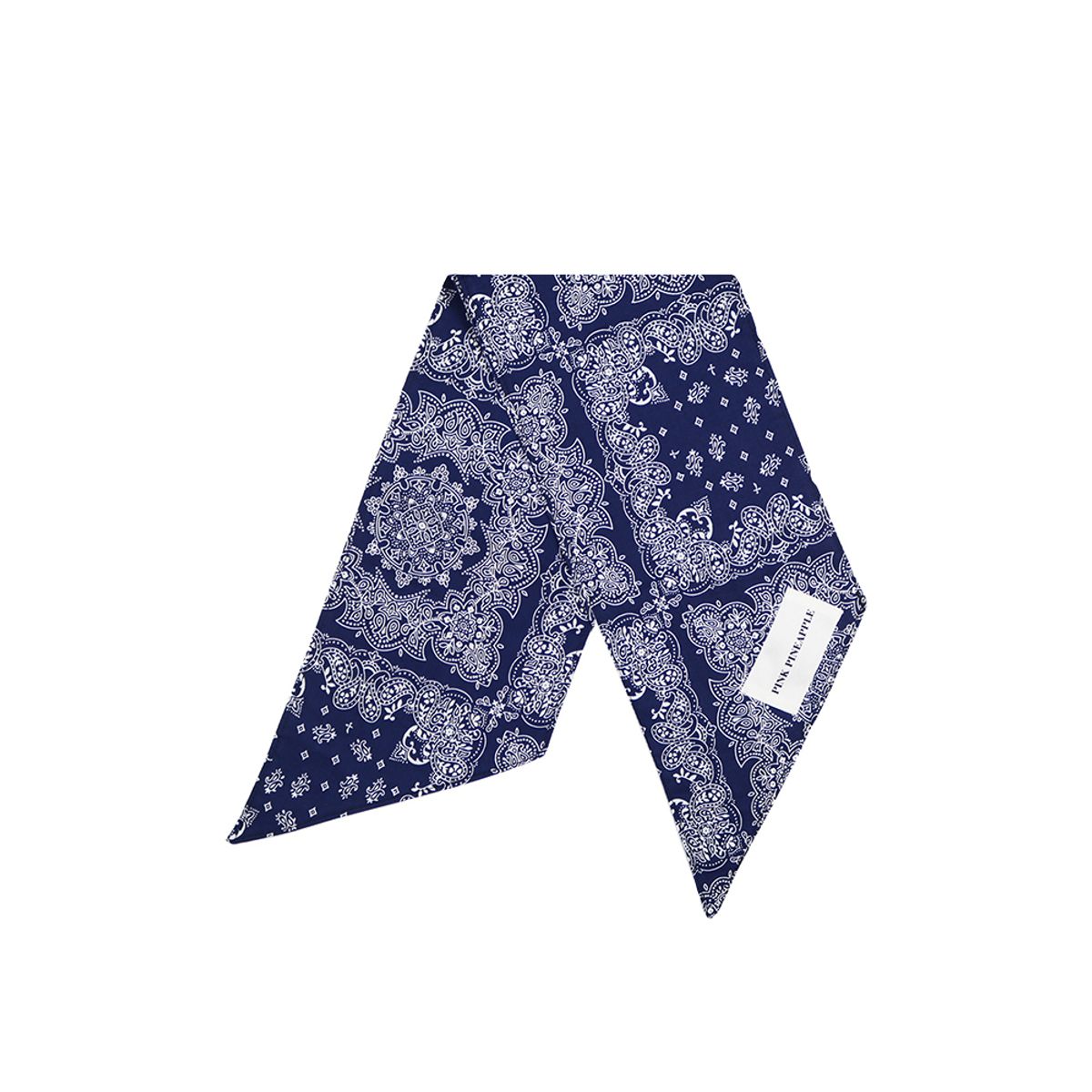 핑크파인애플(PINK PINEAPPLE) PAISLEY BANDANA_NAVY
