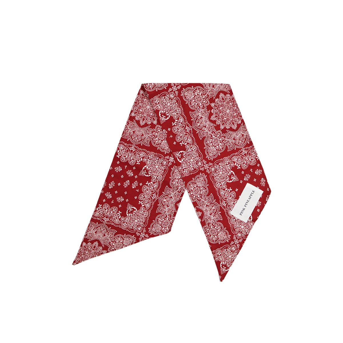 핑크파인애플(PINK PINEAPPLE) PAISLEY BANDANA_RED