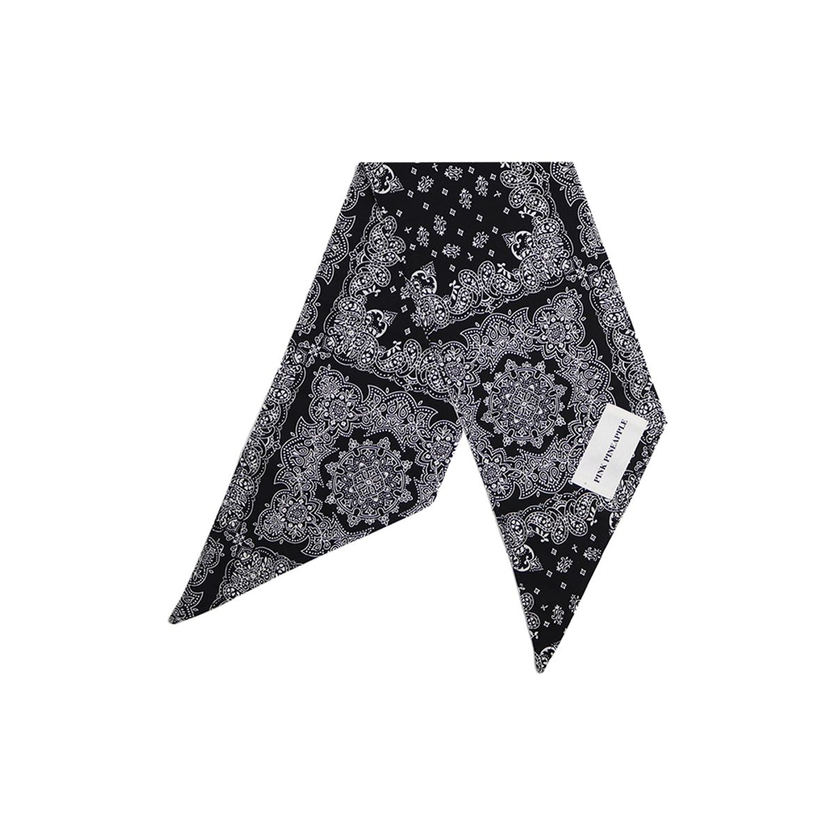 핑크파인애플(PINK PINEAPPLE) PAISLEY BANDANA_BLACK