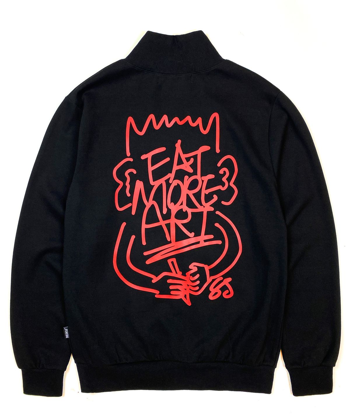 레이쿠(REIKU) rk ema neck zipup black 넥 집업