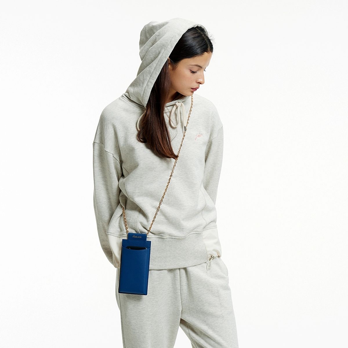 핀블랙(PINBLACK) PIN NYLON MIX HOOD IVORY
