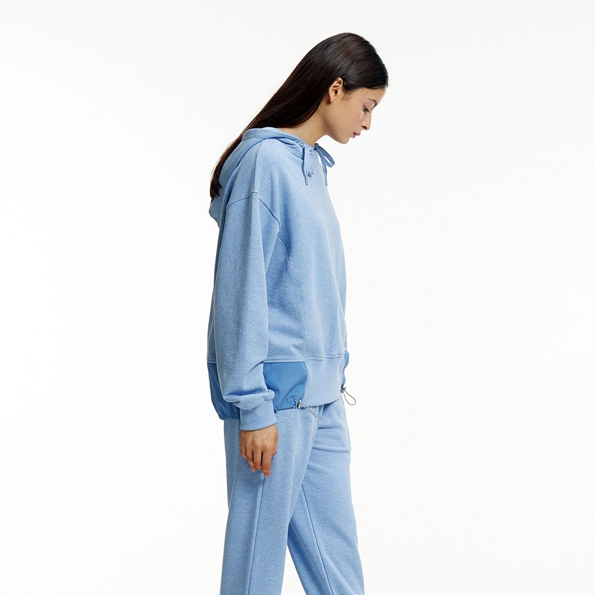 핀블랙(PINBLACK) PIN NYLON MIX HOOD BLUE