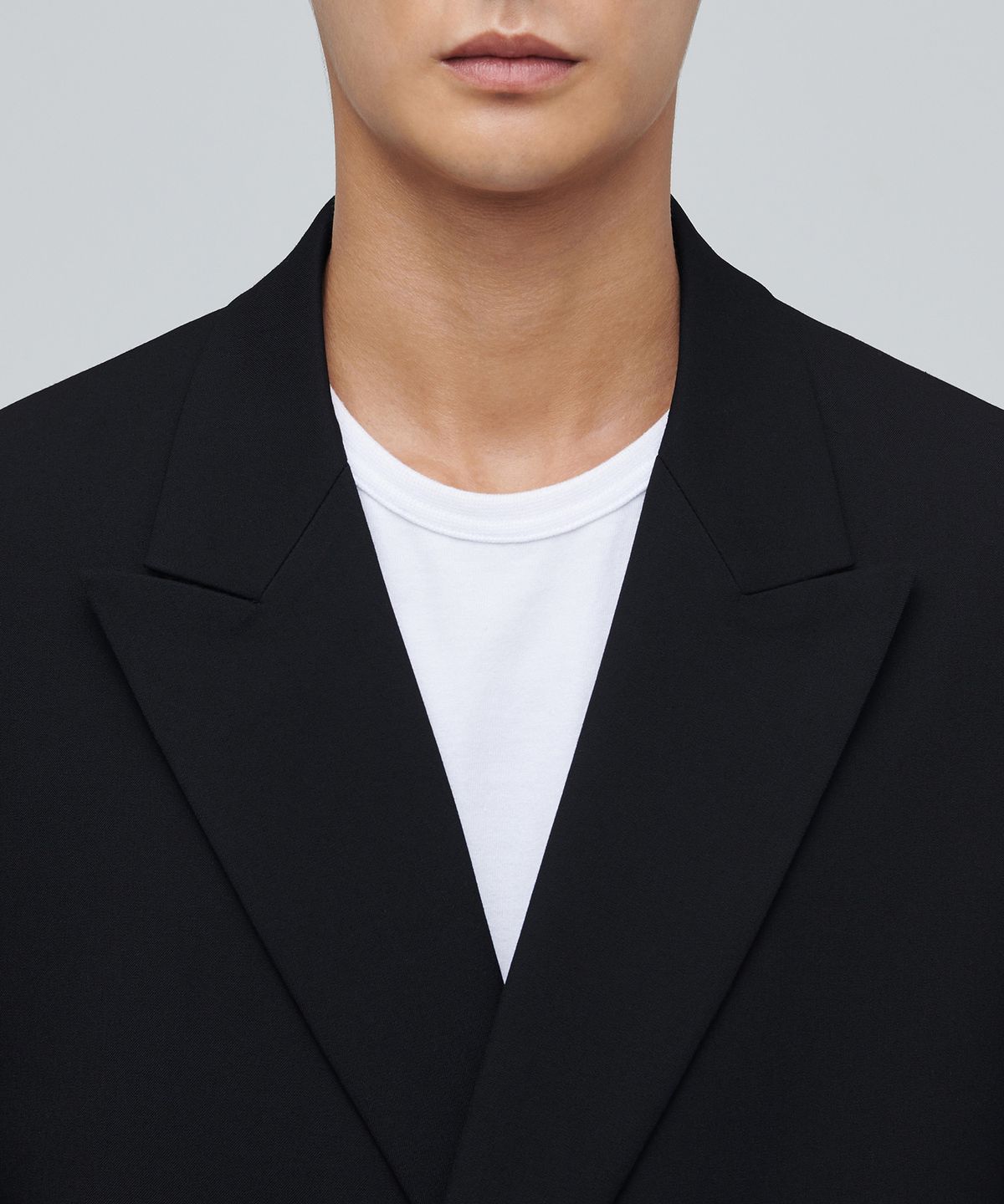 무신사 스탠다드(MUSINSA STANDARD) 오버사이즈 더블 브레스티드 블레이저 [블랙]