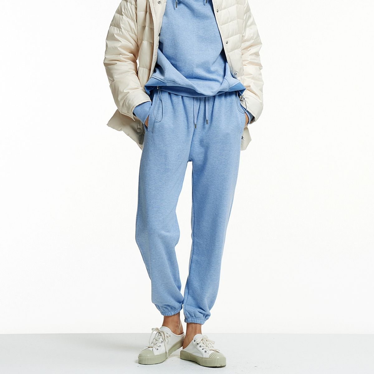 핀블랙(PINBLACK) PIN JOGGERTRAINING PANTS BLUE