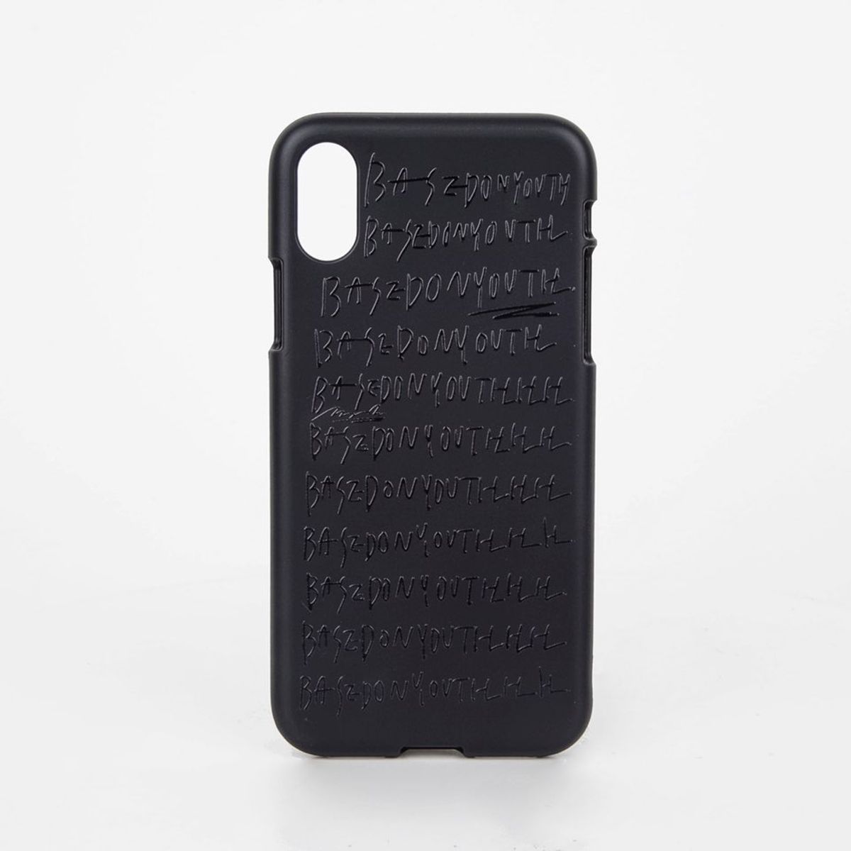 베이스언유즈(BASEDON_YOUTH) black x black jelly  onyouth case