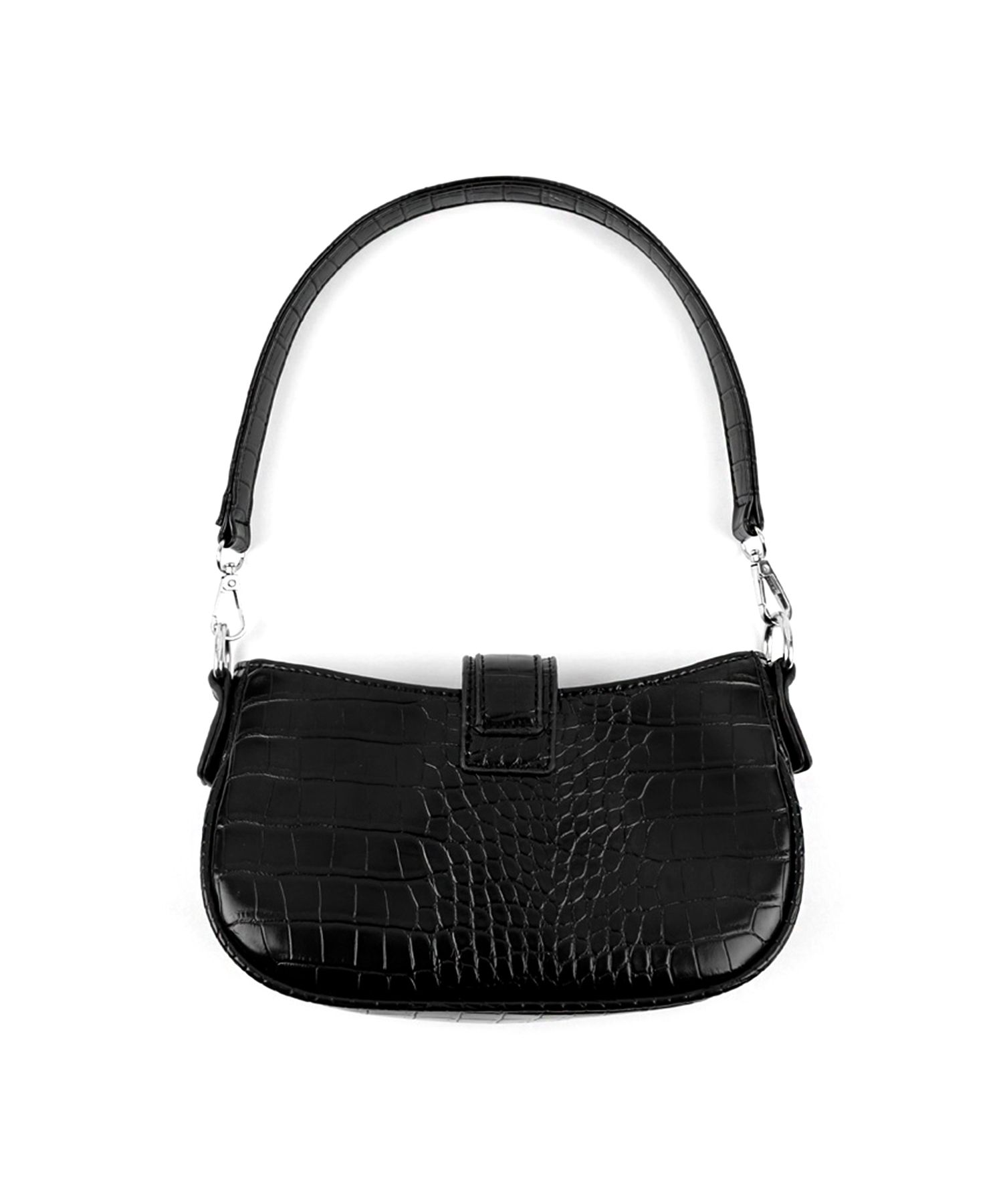 [FANCY CLUB] LEATHER BUCKLE SHOULDER バッグ★韓国★人気★ MUSINSA | FANCY CLUB [NF] Leather Buckle Shoulder Bag (BLK