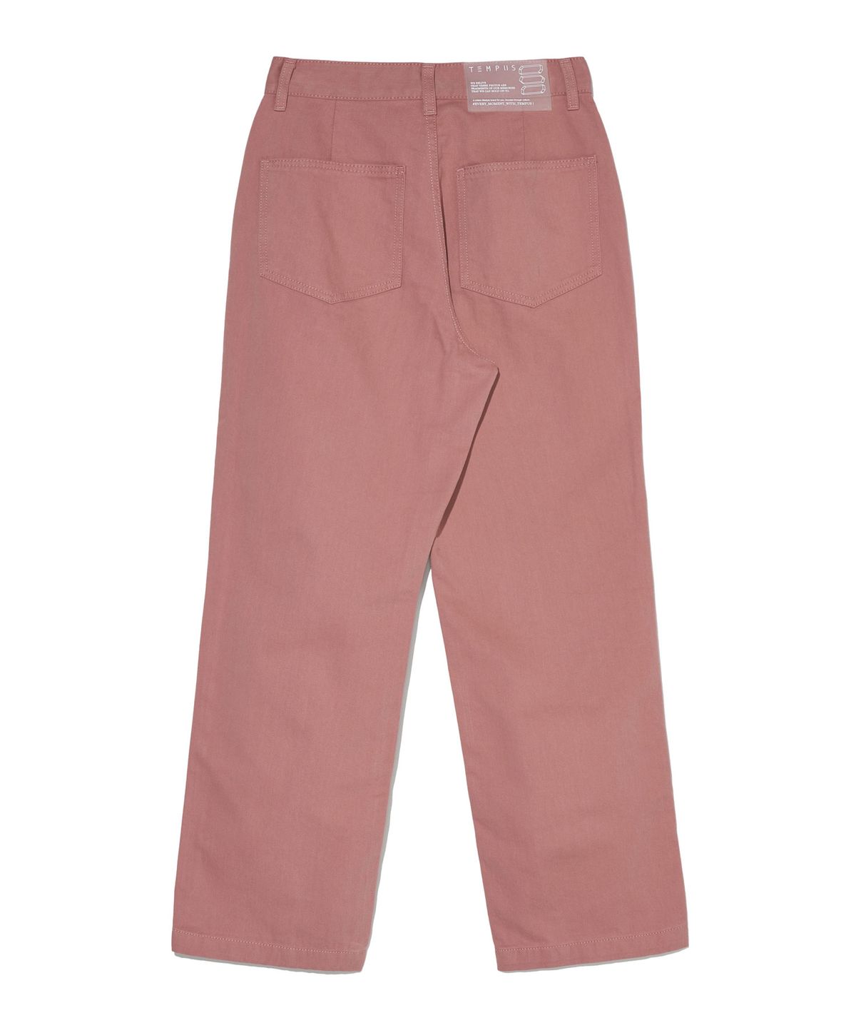 템푸스스튜디오(TEMPUS STUDIO) UNISEX STRAIGHT PANTS [PINK]