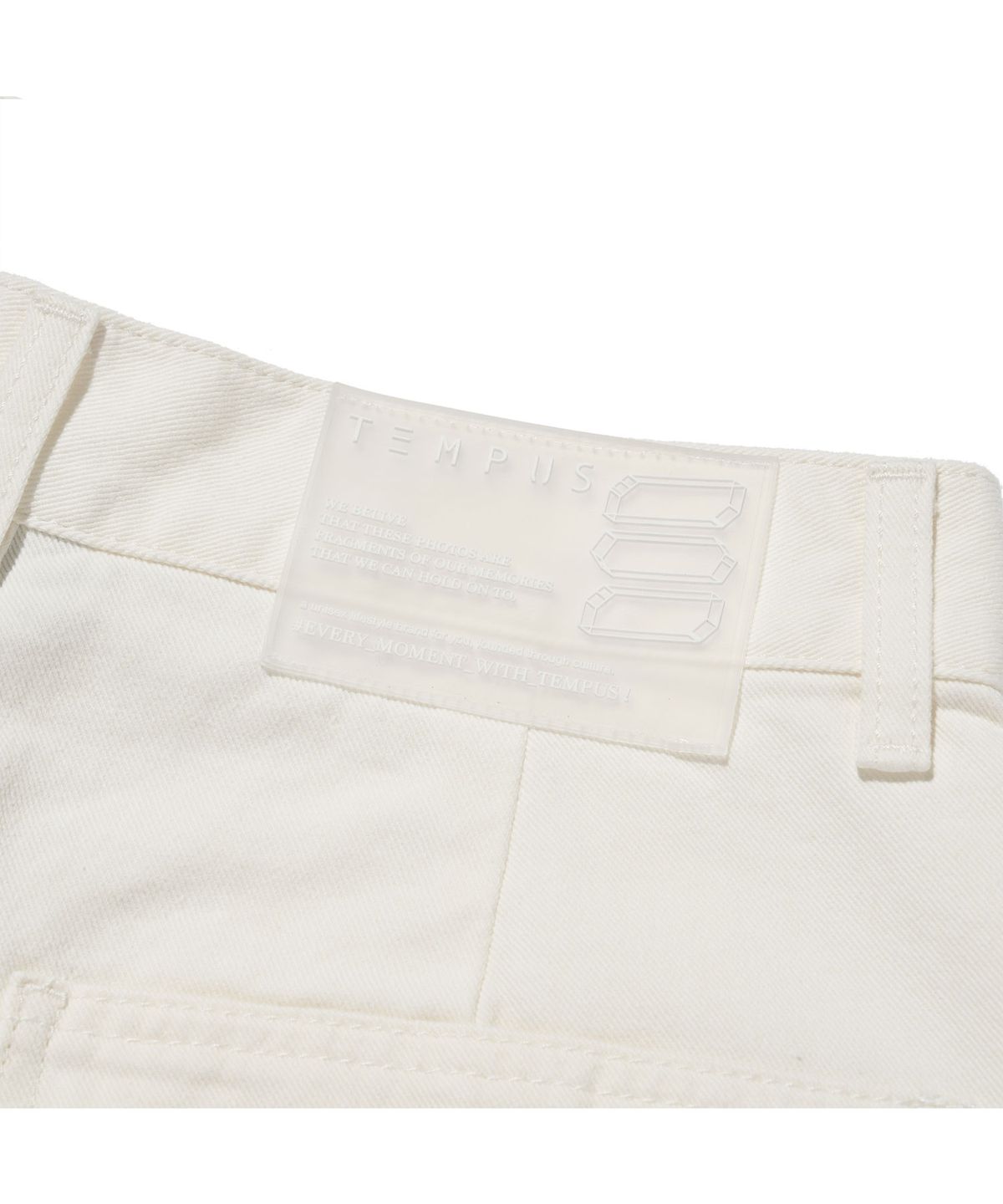 템푸스스튜디오(TEMPUS STUDIO) UNISEX STRAIGHT PANTS [WHITE]