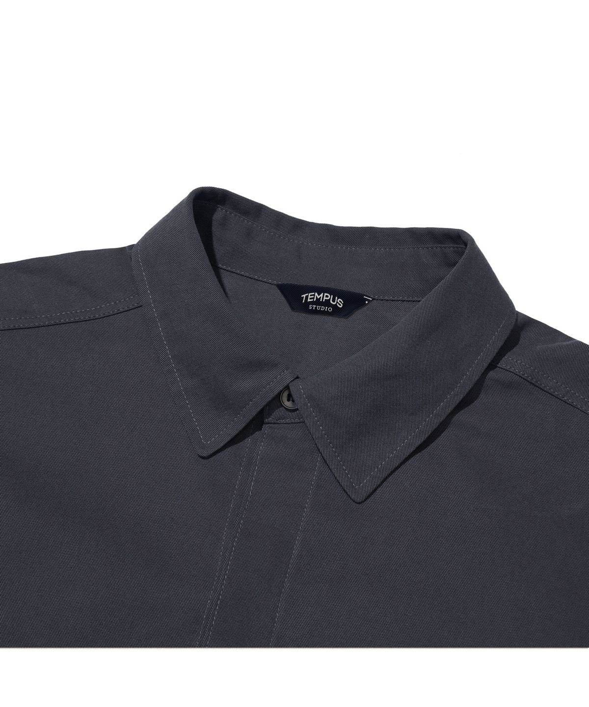 템푸스스튜디오(TEMPUS STUDIO) EASY OVERSIZE SHIRTS [CHARCOAL]