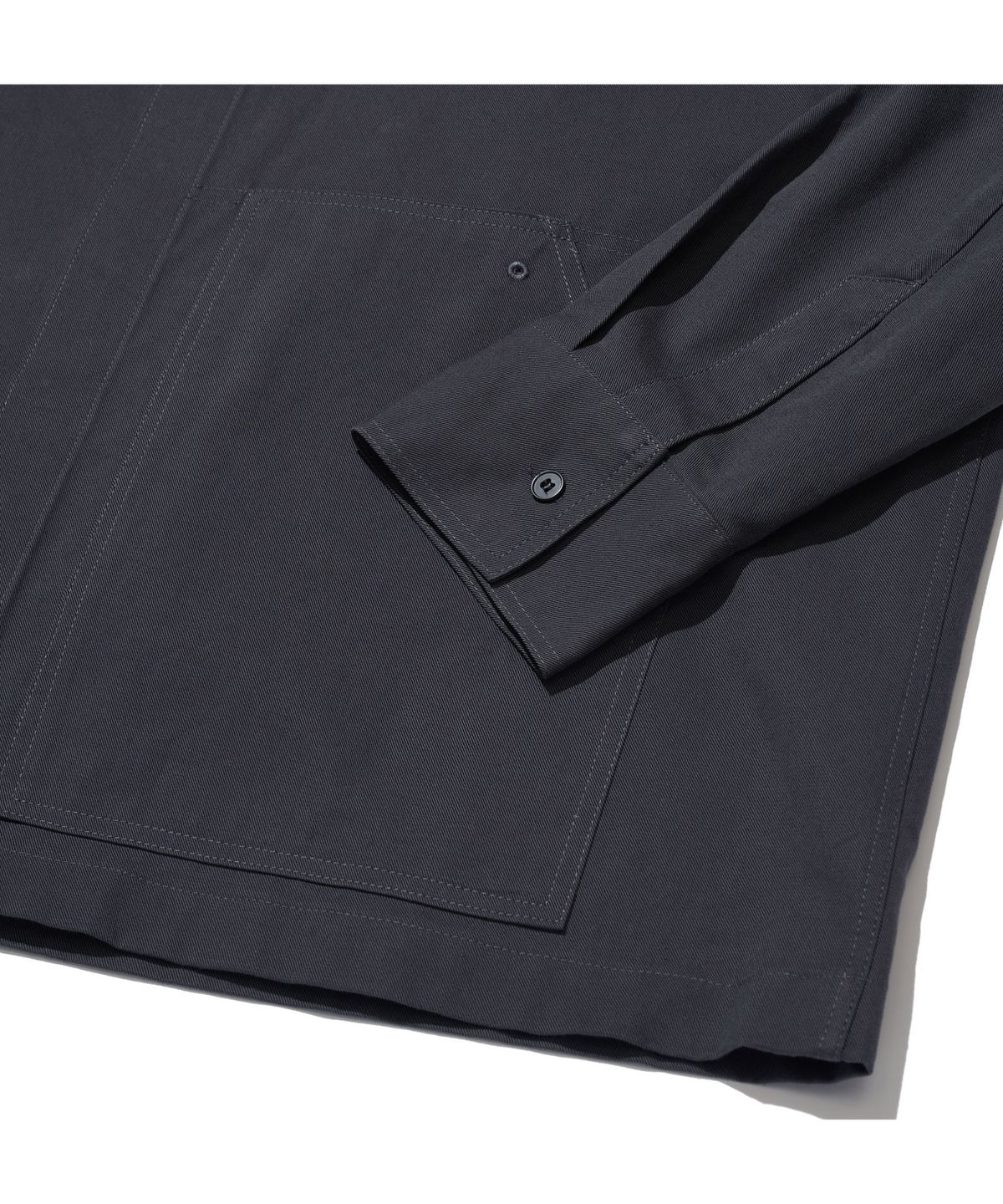 템푸스스튜디오(TEMPUS STUDIO) EASY OVERSIZE SHIRTS [CHARCOAL]