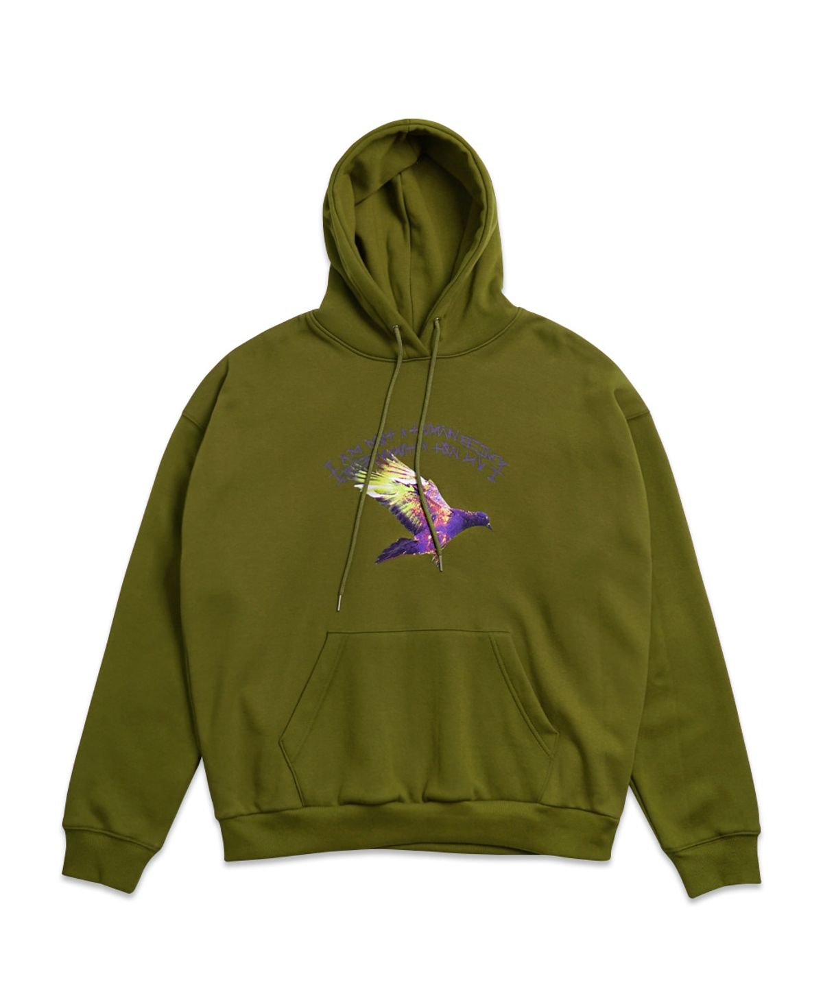아임낫어휴먼비잉(I AM NOT A HUMAN BEING) ACID HOODIE - KHAKI