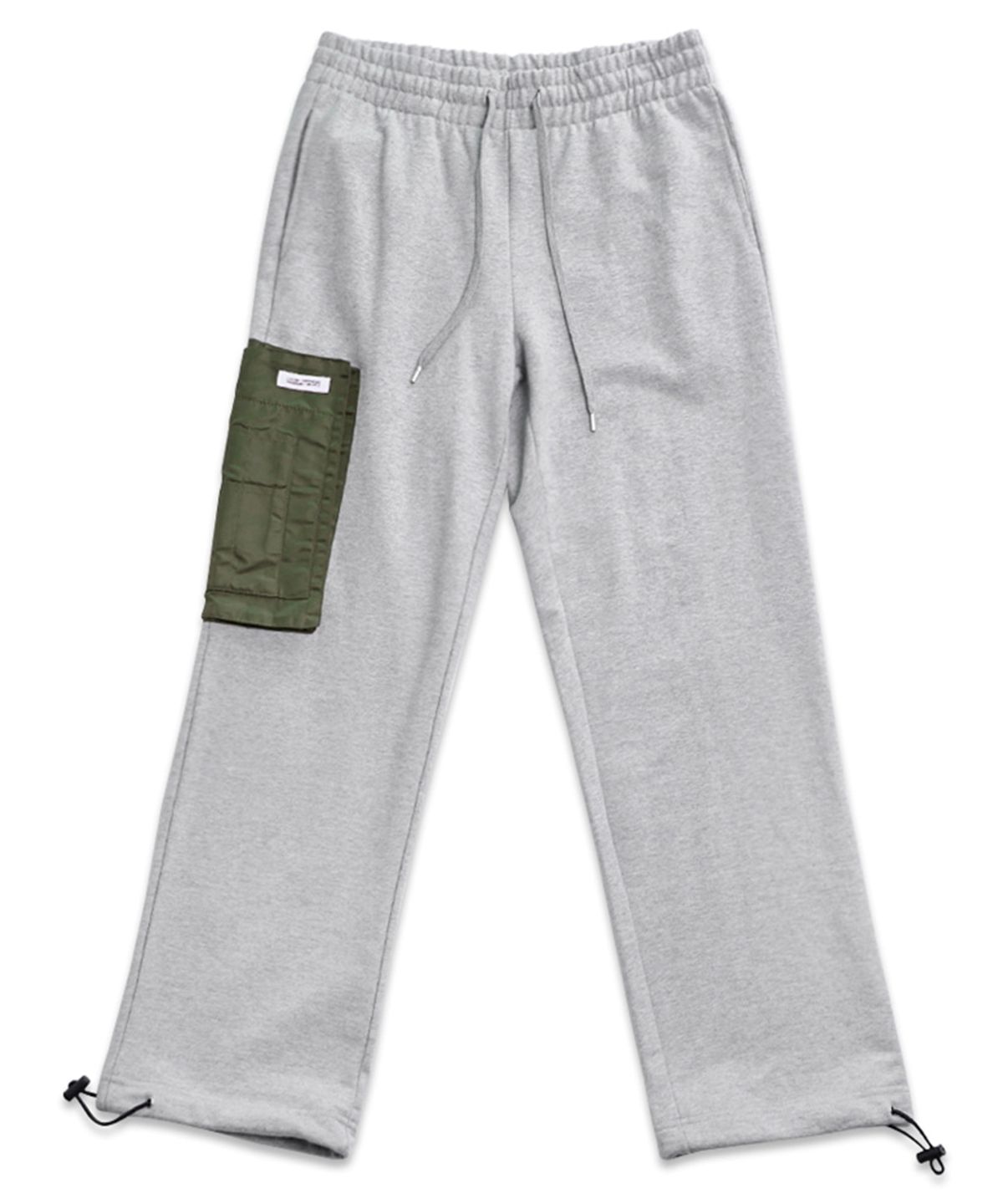 아임낫어휴먼비잉(I AM NOT A HUMAN BEING) POCKET DETAIL SWEATPANTS - GREY