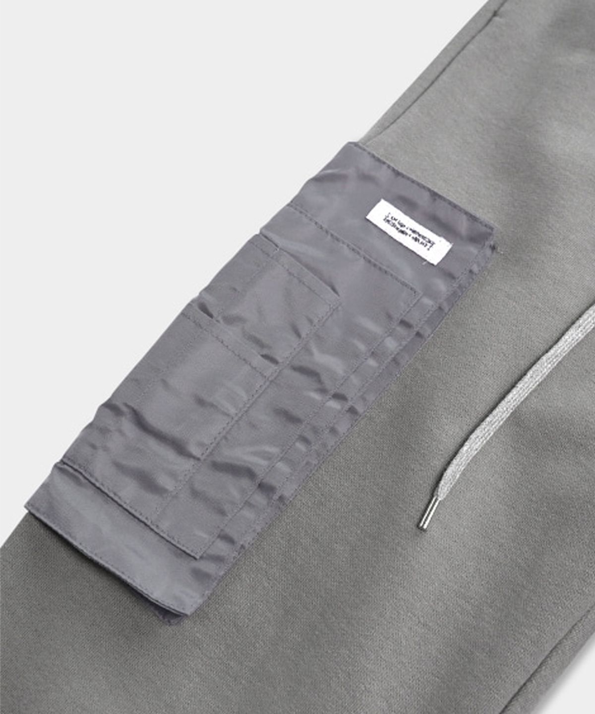 아임낫어휴먼비잉(I AM NOT A HUMAN BEING) POCKET DETAIL SWEATPANTS - CHARCOAL