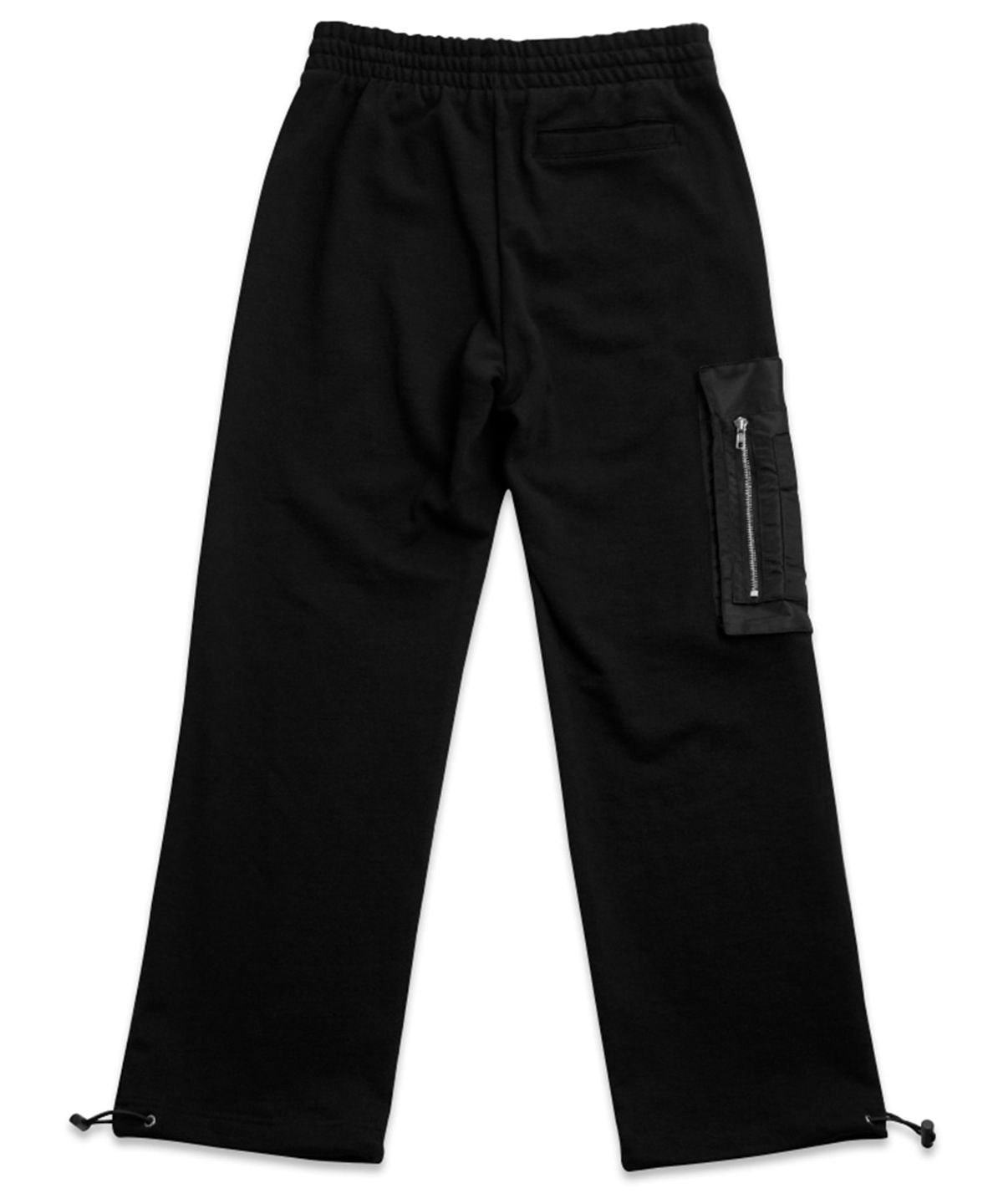 아임낫어휴먼비잉(I AM NOT A HUMAN BEING) POCKET DETAIL SWEATPANTS - BLACK
