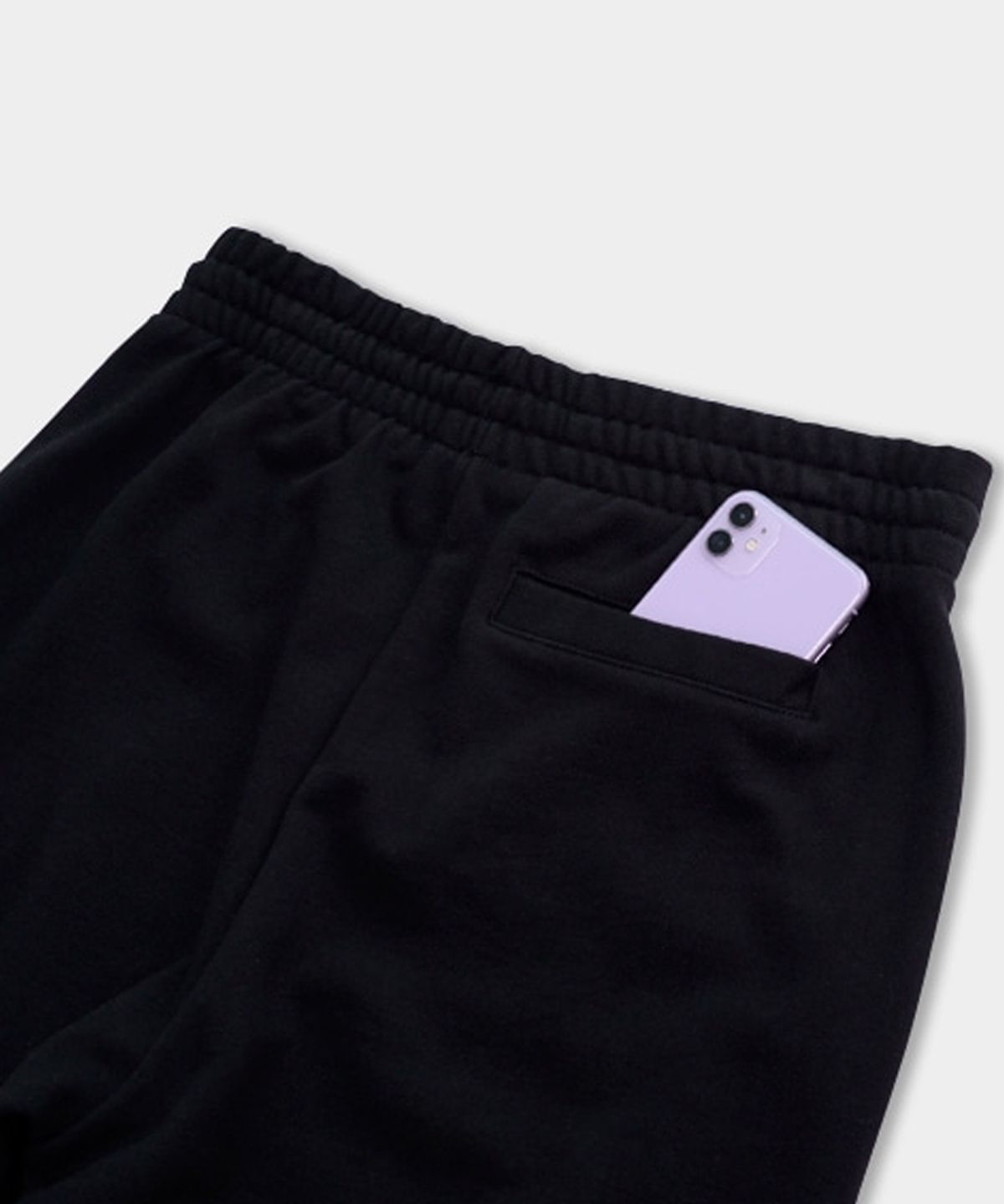 아임낫어휴먼비잉(I AM NOT A HUMAN BEING) POCKET DETAIL SWEATPANTS - BLACK