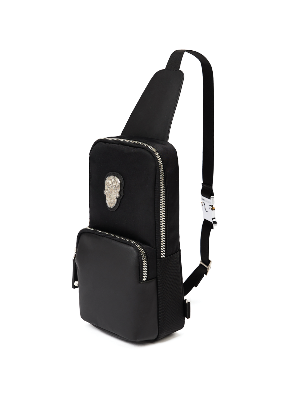 에잇피스(EIGHTPEACE) LEATHER MIX BUCKLE SLING BAG
