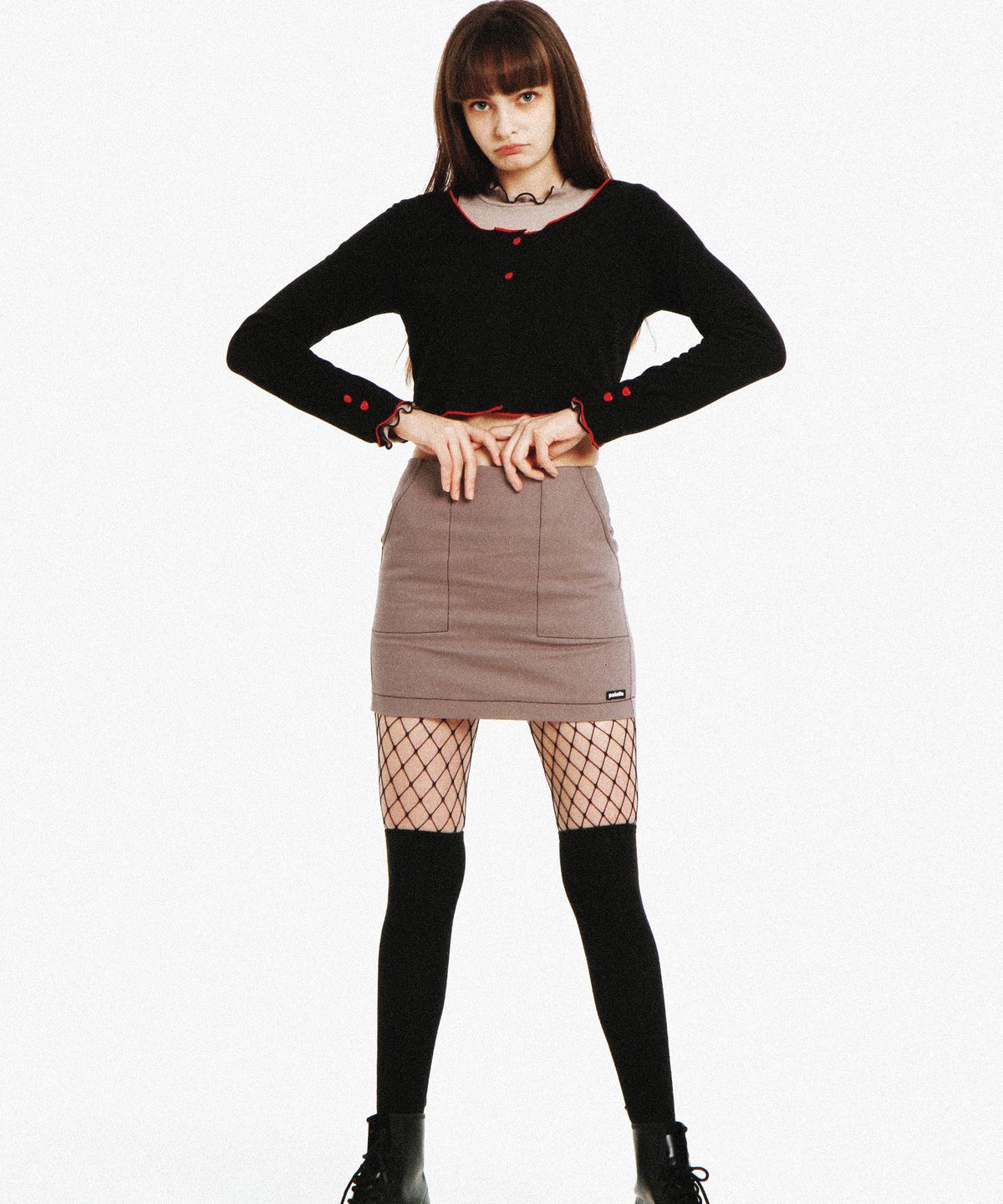 팔레트(PALETTE) FATIGUE SKIRT (DEEP PURPLE)