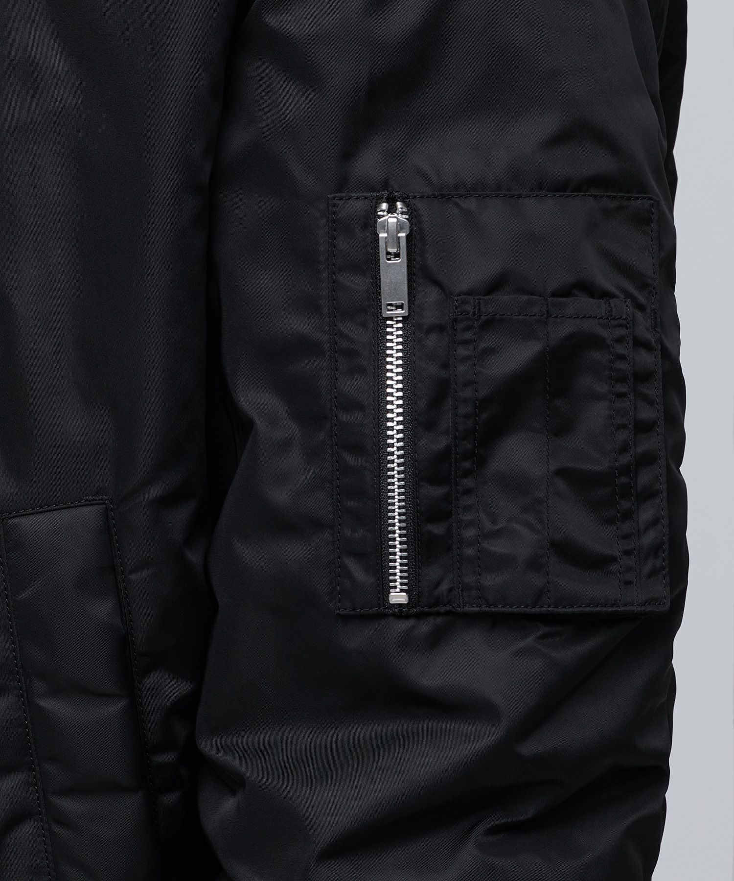 MUSINSA | MUSINSA STANDARD OVERSIZED MA-1 BOMBER JACKET_BLACK