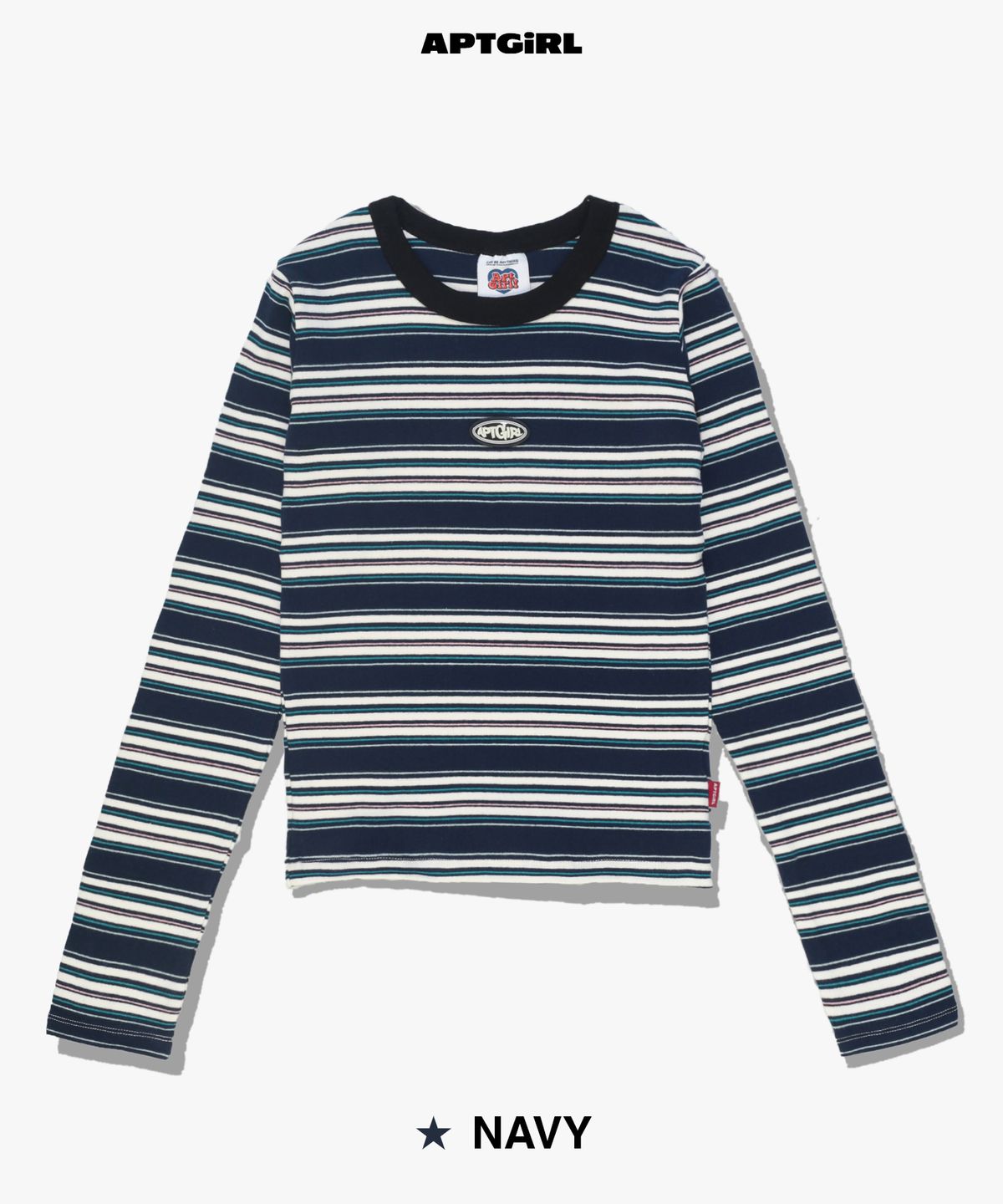 아파트먼트(APARTMENT) (W) DASHIA LONG SLEEVE CROP (3 COLOR)
