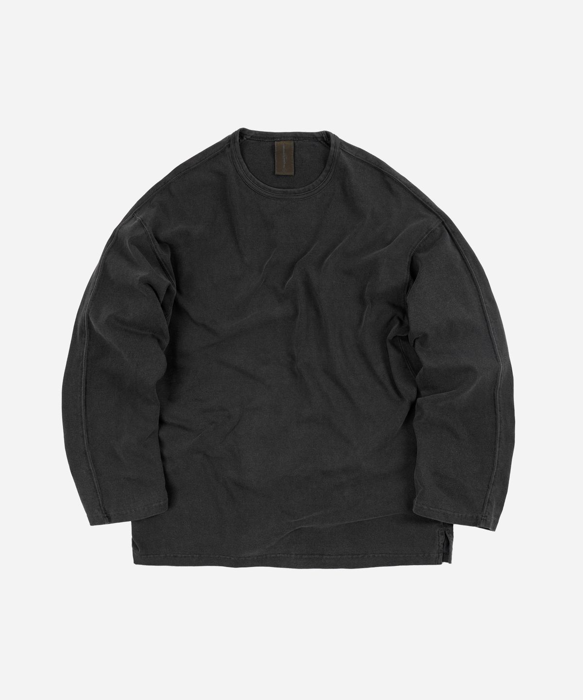 프리즘웍스(FRIZMWORKS) OG PIGMENT DYEING LONG SLEEVE _ CHARCOAL