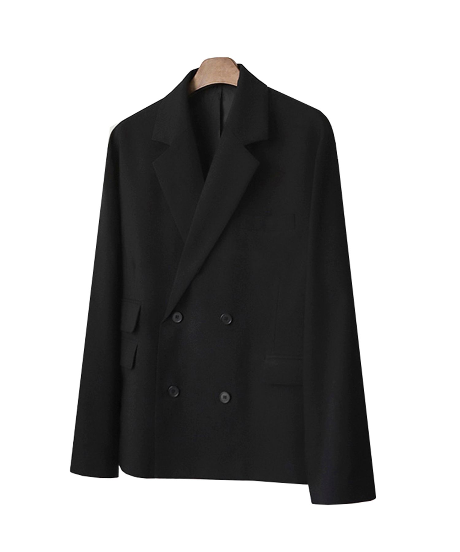 アウターその他 AVANDRESS Lemaire 4-button double over blazer MUSINSA | AVANDRESS Lemaire 4 Button Double Over Blazer Black