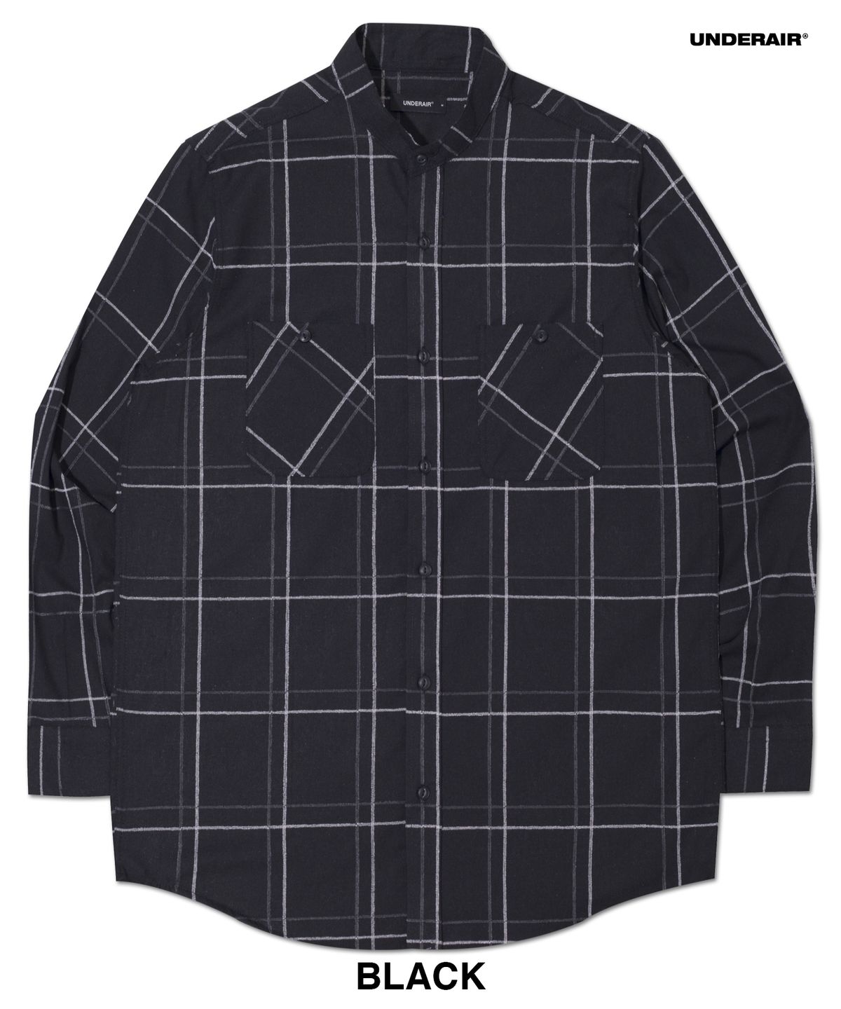언더에어(UNDERAIR) [차이나카라] OVIS CHECK SHIRTS (2 COLOR)