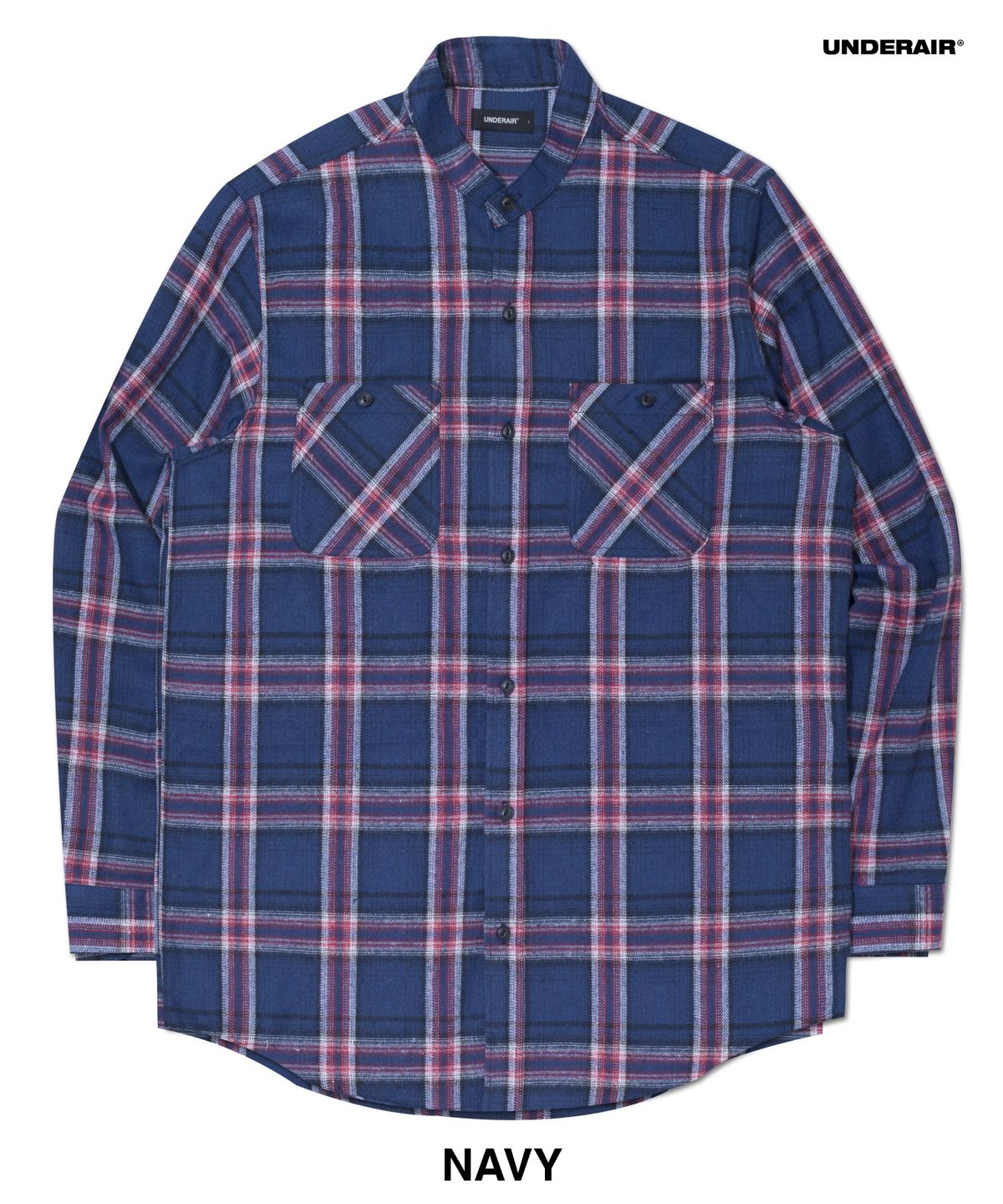 언더에어(UNDERAIR) [차이나카라] PLASMA CHECK SHIRTS (3 COLOR)
