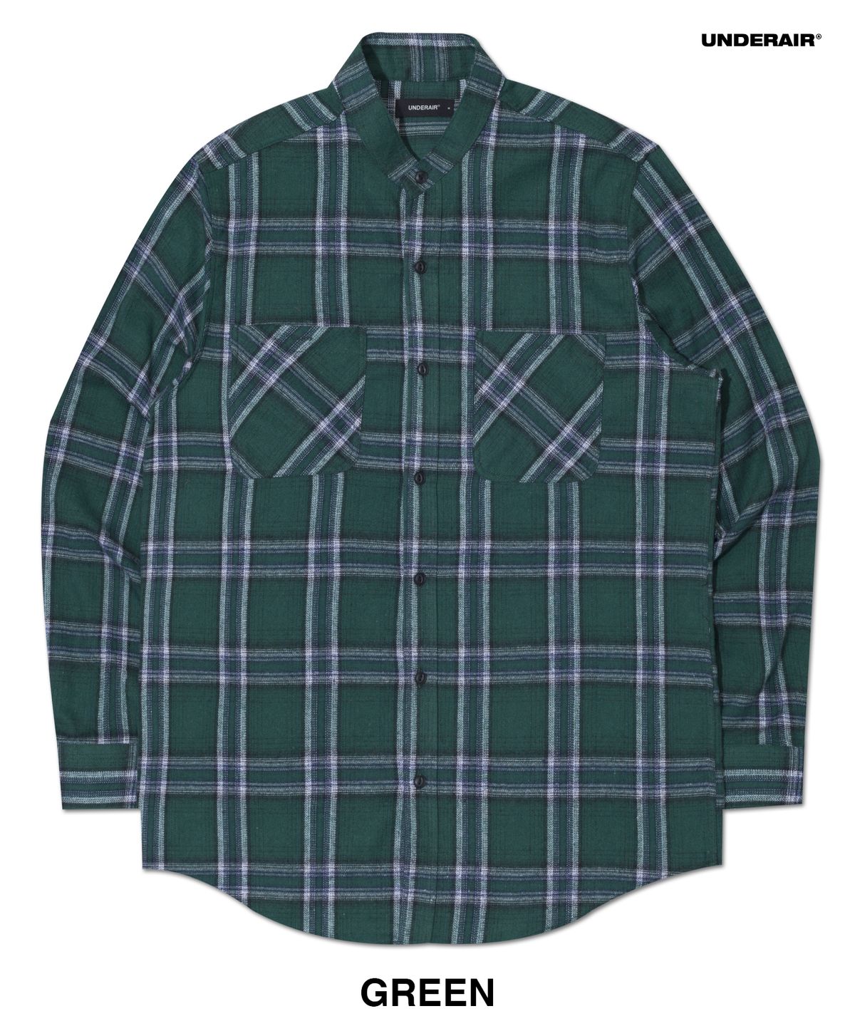 언더에어(UNDERAIR) [차이나카라] PLASMA CHECK SHIRTS (3 COLOR)