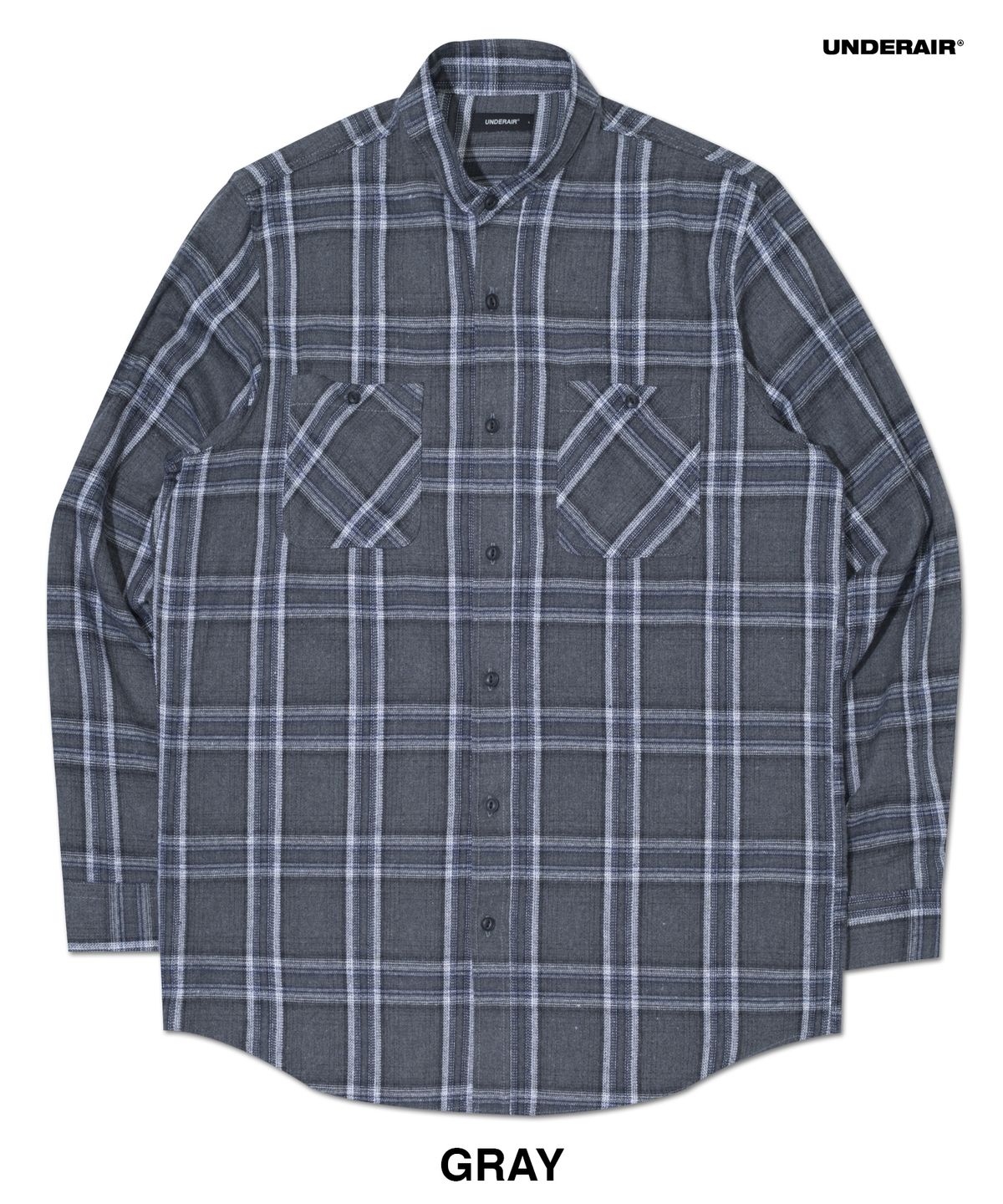 언더에어(UNDERAIR) [차이나카라] PLASMA CHECK SHIRTS (3 COLOR)