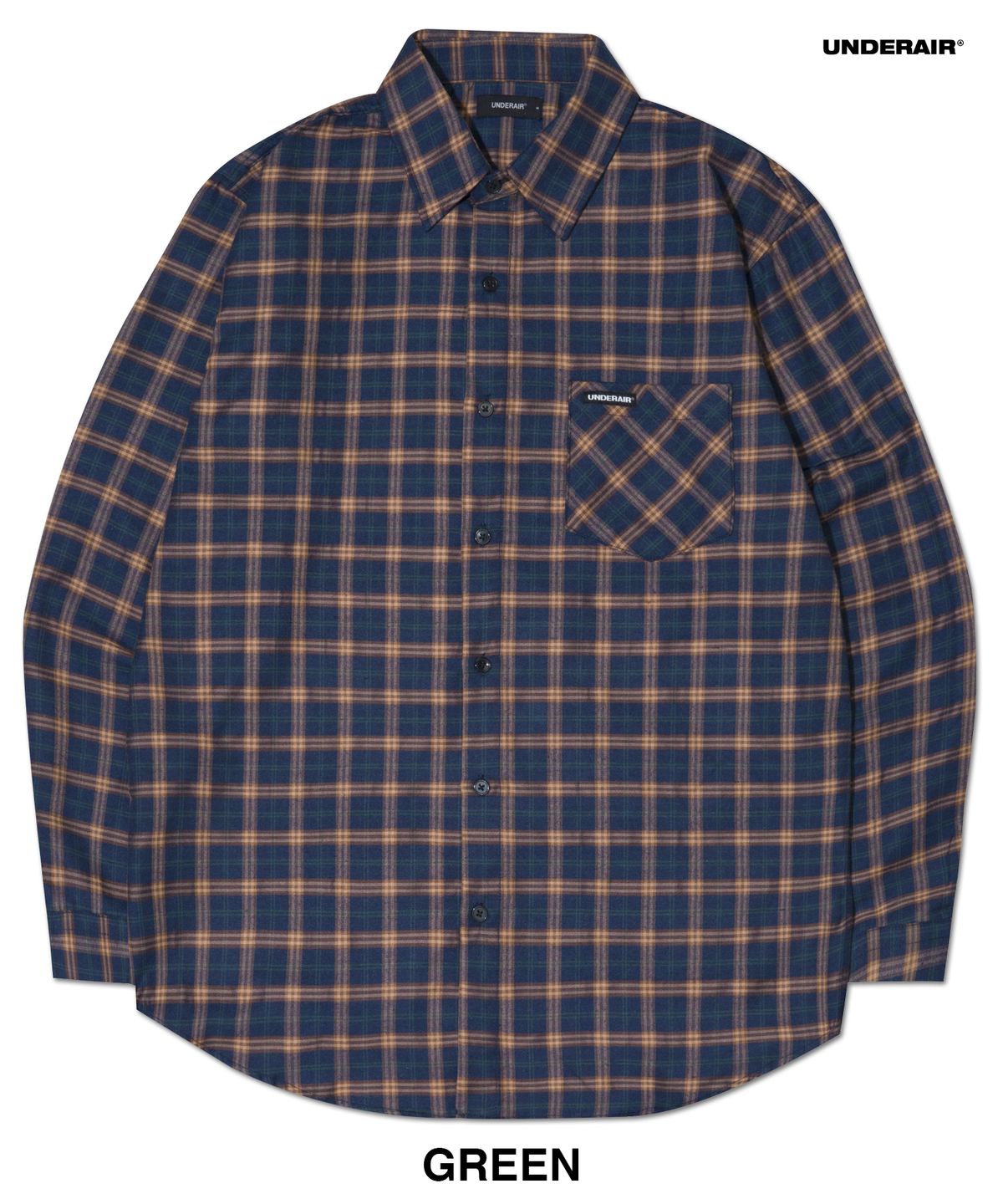 언더에어(UNDERAIR) [오버사이즈] PUERTORICO CHECK SHIRTS (3 COLOR)