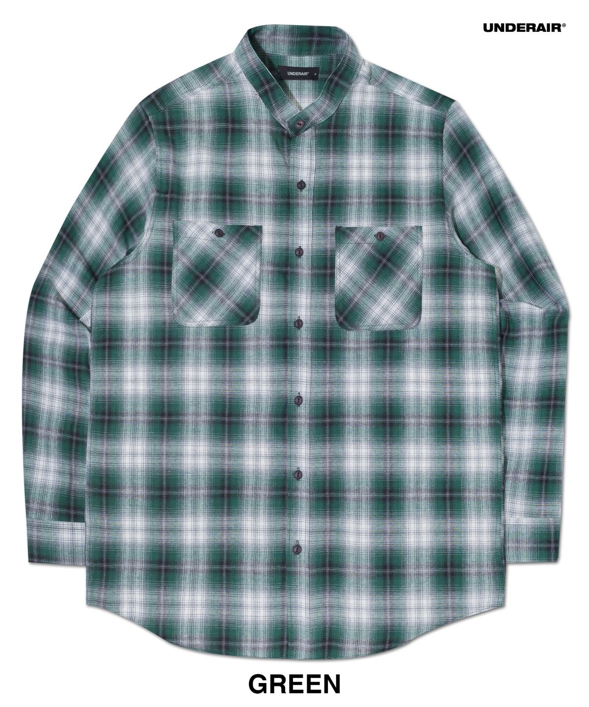언더에어(UNDERAIR) [차이나카라] REDDEN CHECK SHIRTS (3 COLOR)