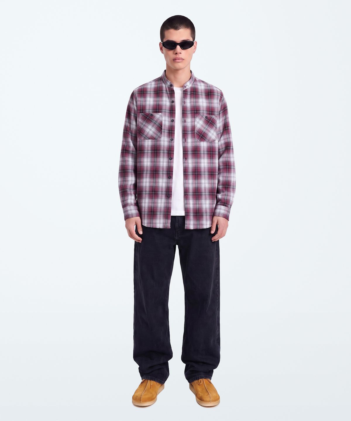 언더에어(UNDERAIR) [차이나카라] REDDEN CHECK SHIRTS (3 COLOR)
