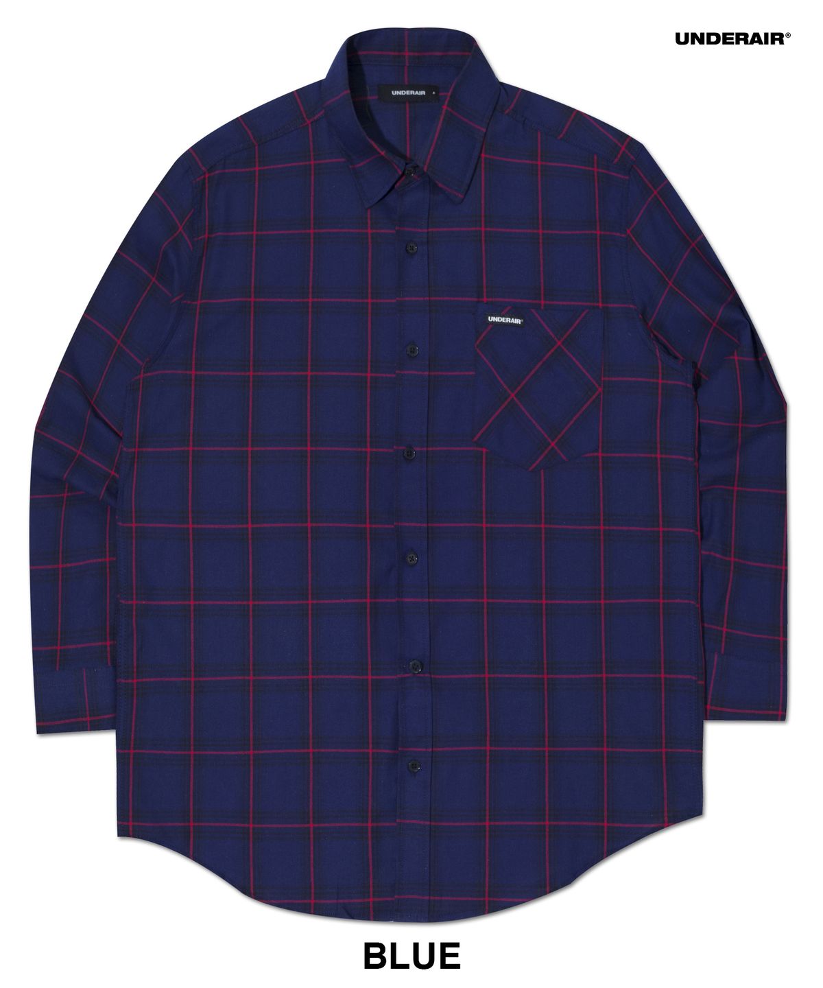 언더에어(UNDERAIR) [세미오버핏] ROCINANTE CHECK SHIRTS (2 COLOR)