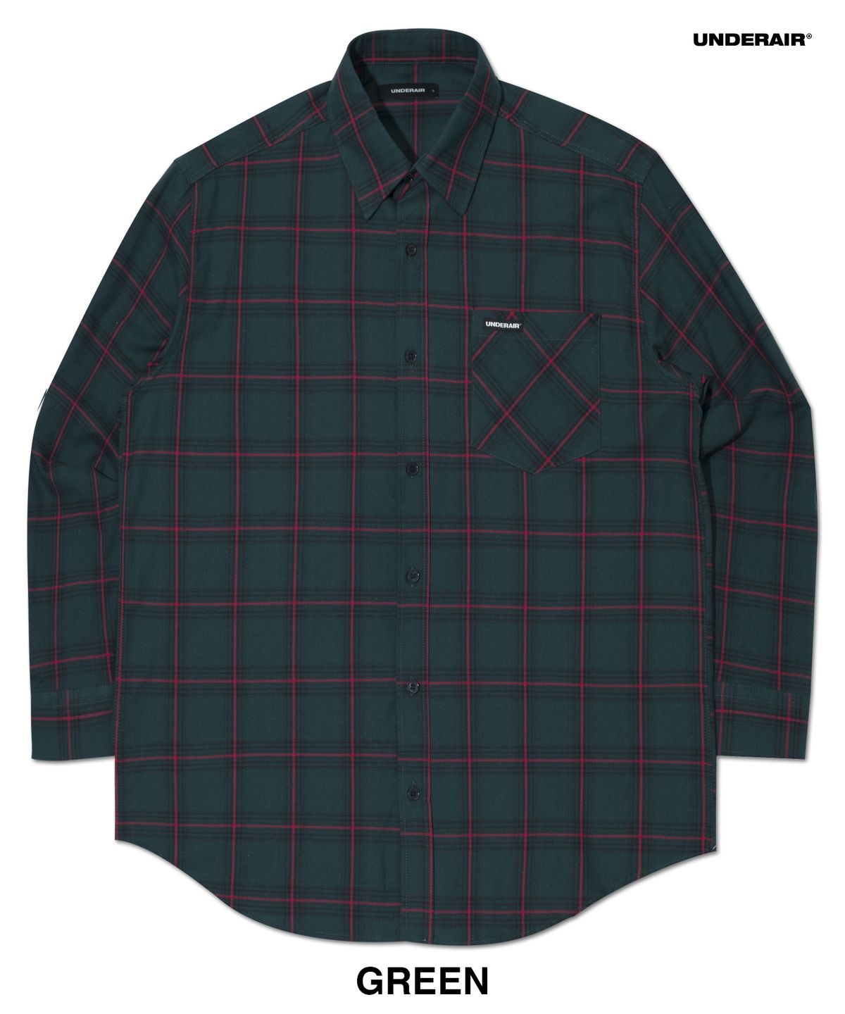 언더에어(UNDERAIR) [세미오버핏] ROCINANTE CHECK SHIRTS (2 COLOR)