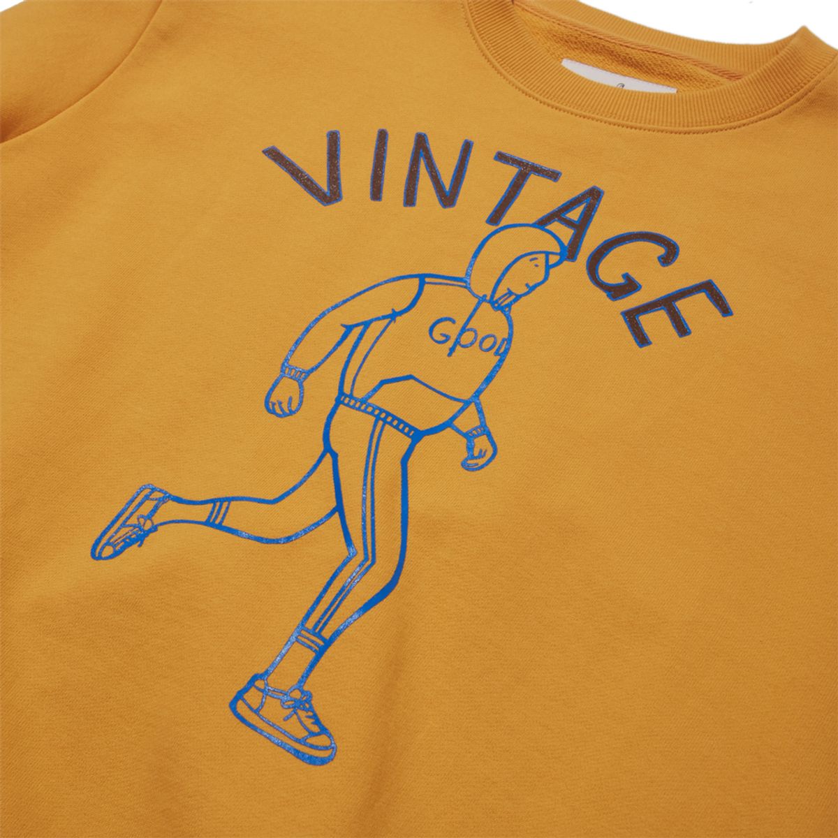 브라이언베리(BRIAN BERRY) VINTAGE LINE SWEAT SHIRT_MUSTARD