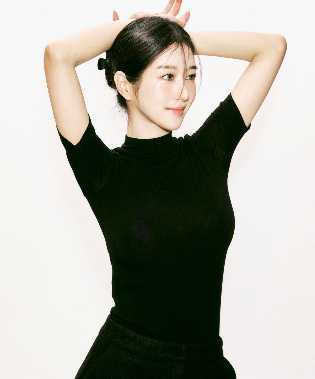 닉앤니콜(NICK&NICOLE) [ESSENTIAL] MOCK NECK HALF TOP_4 COLOR