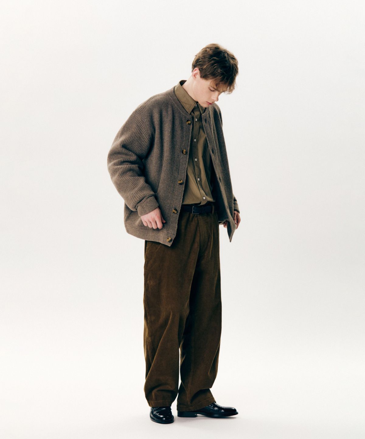 에스피오나지(ESPIONAGE) Miller Heavyweight Cardigan Dust