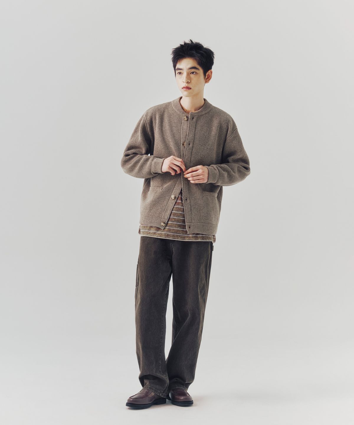 에스피오나지(ESPIONAGE) Miller Heavyweight Cardigan Dust