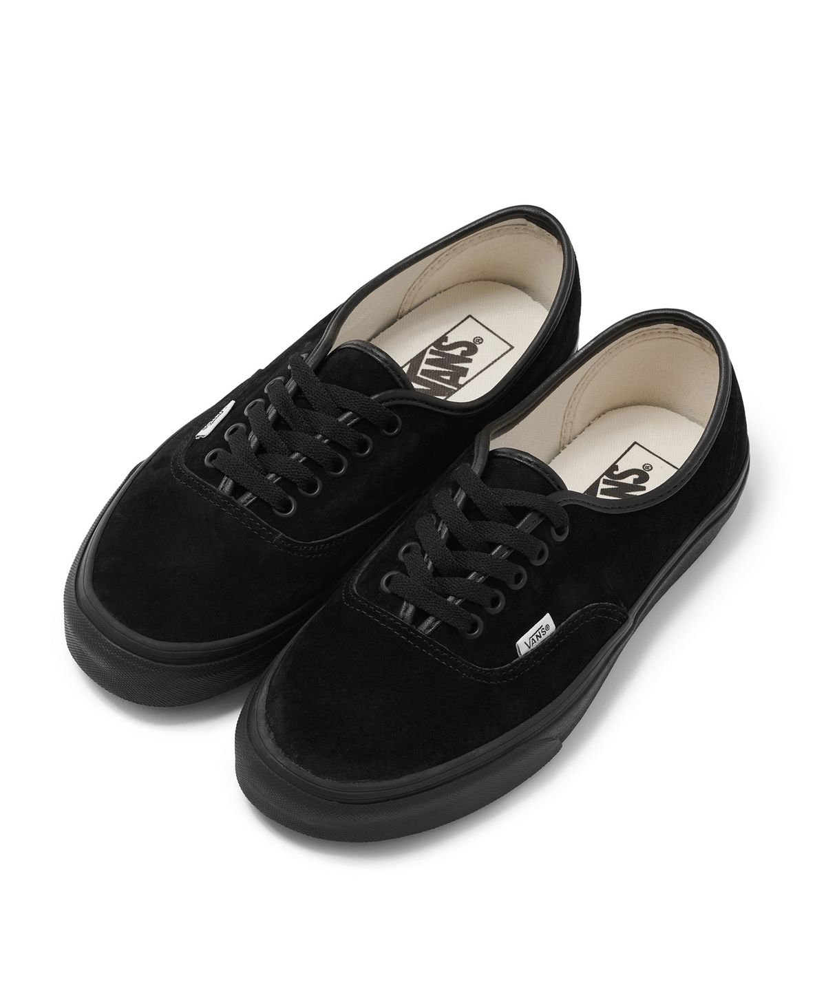 반스(VANS) 어센틱 - (피그 스웨이드) 블랙:블랙 / VN0A2Z5I18L1
