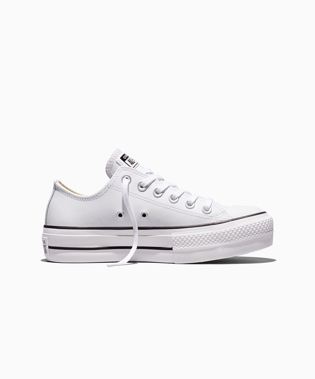 컨버스(CONVERSE) 척테일러 올스타 리프트 클린 레더 화이트 561680C
