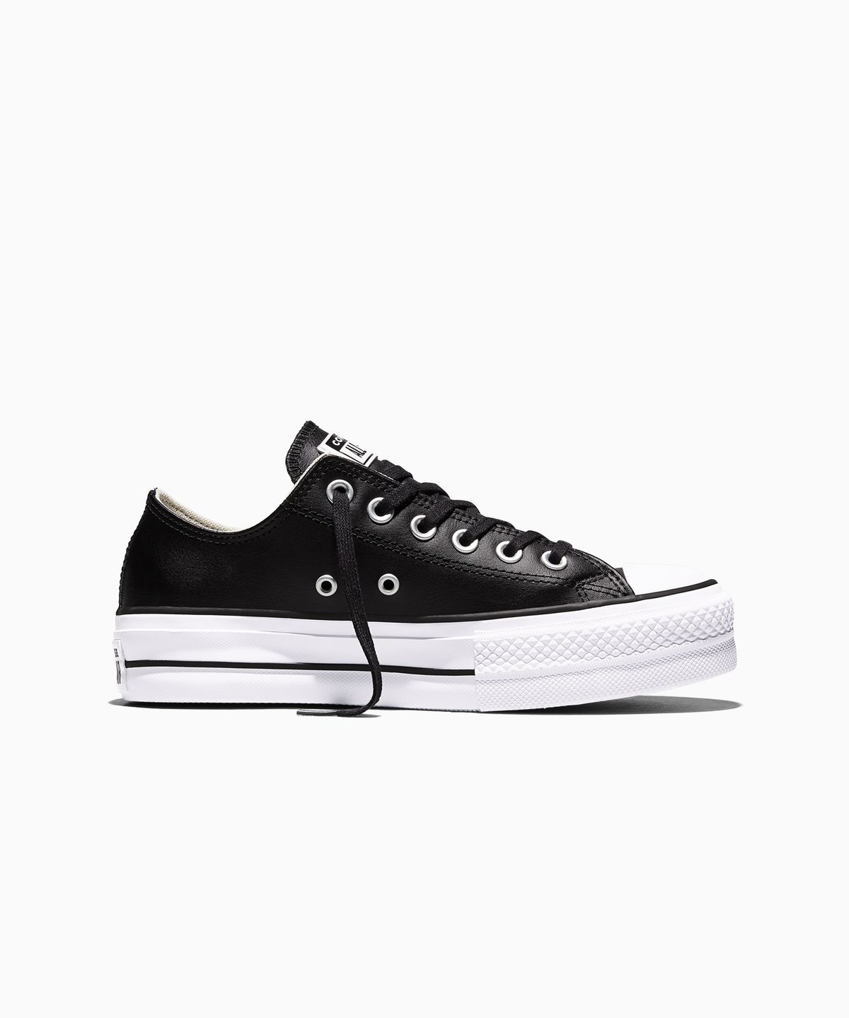 컨버스(CONVERSE) 척테일러 올스타 리프트 클린 레더 블랙 561681C