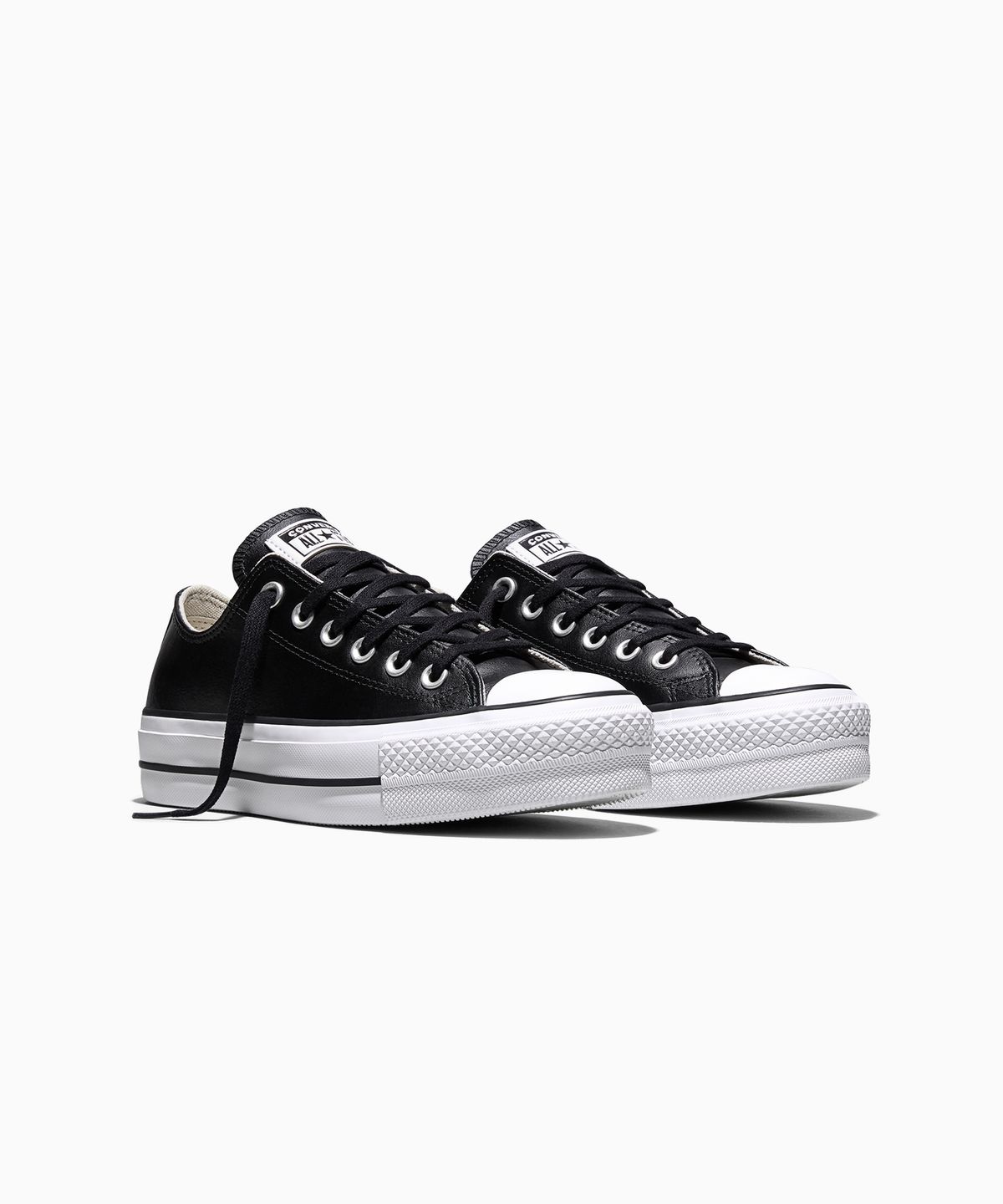 컨버스(CONVERSE) 척테일러 올스타 리프트 클린 레더 블랙 561681C