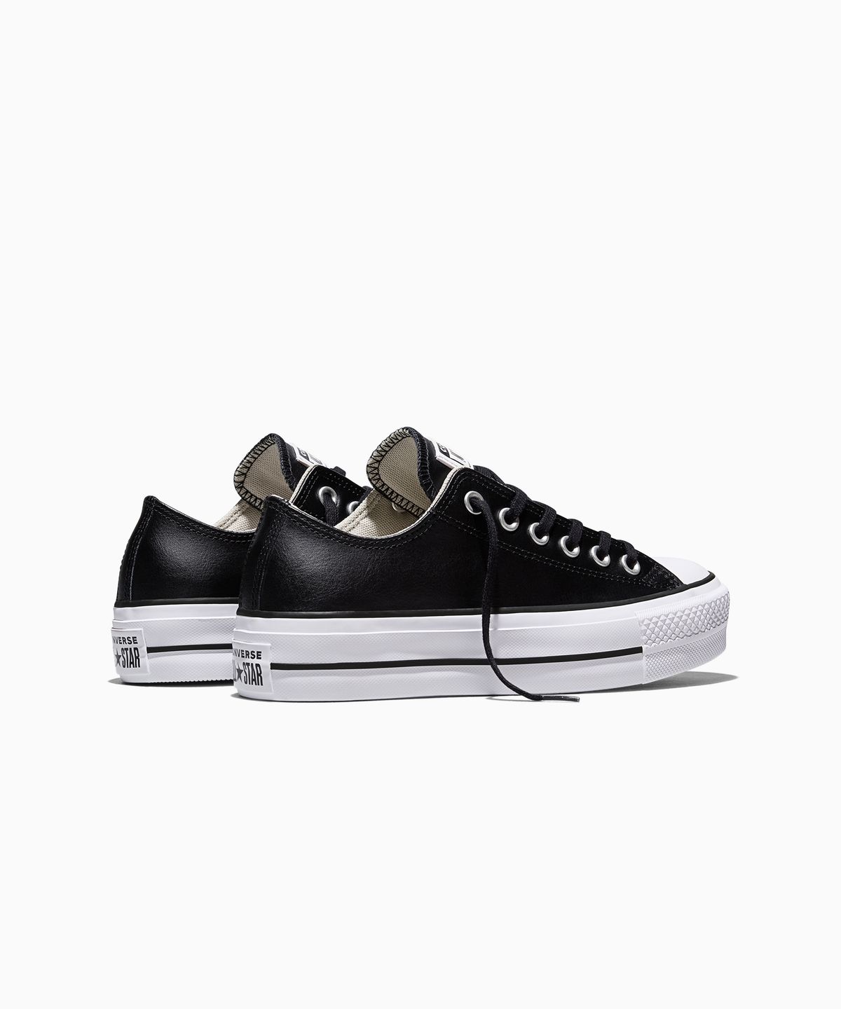 컨버스(CONVERSE) 척테일러 올스타 리프트 클린 레더 블랙 561681C