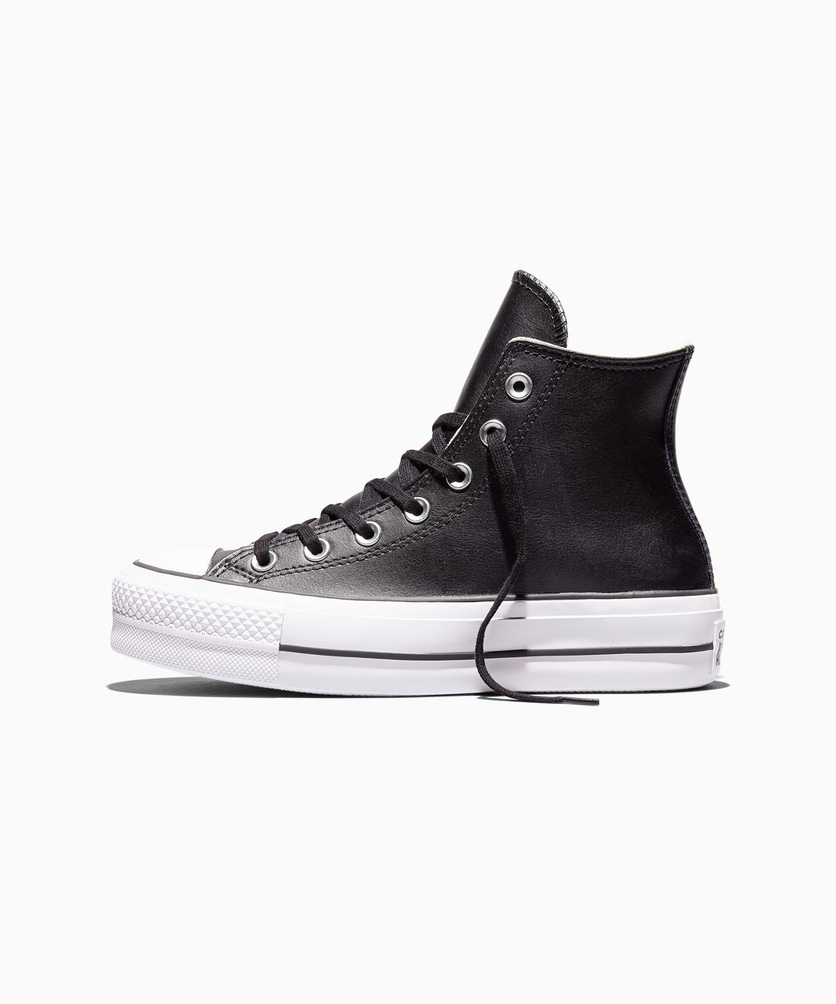 컨버스(CONVERSE) 척테일러 올스타 리프트 클린 레더 블랙 561675C