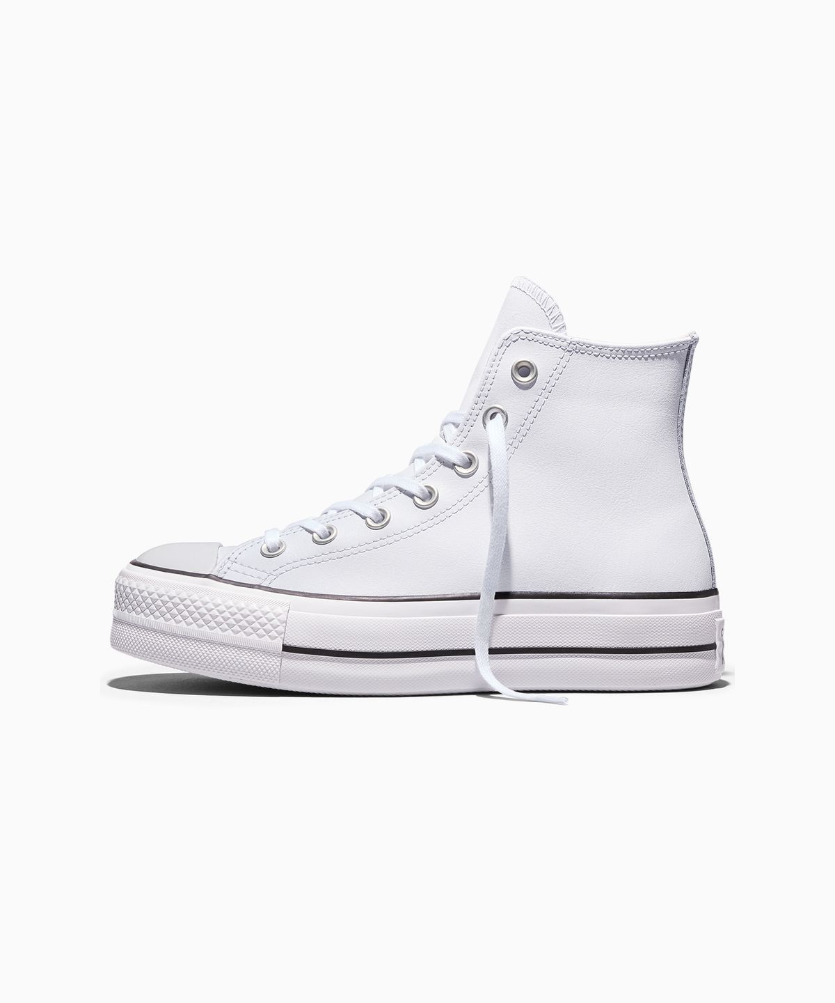 컨버스(CONVERSE) 척테일러 올스타 리프트 클린 레더 화이트 561676C