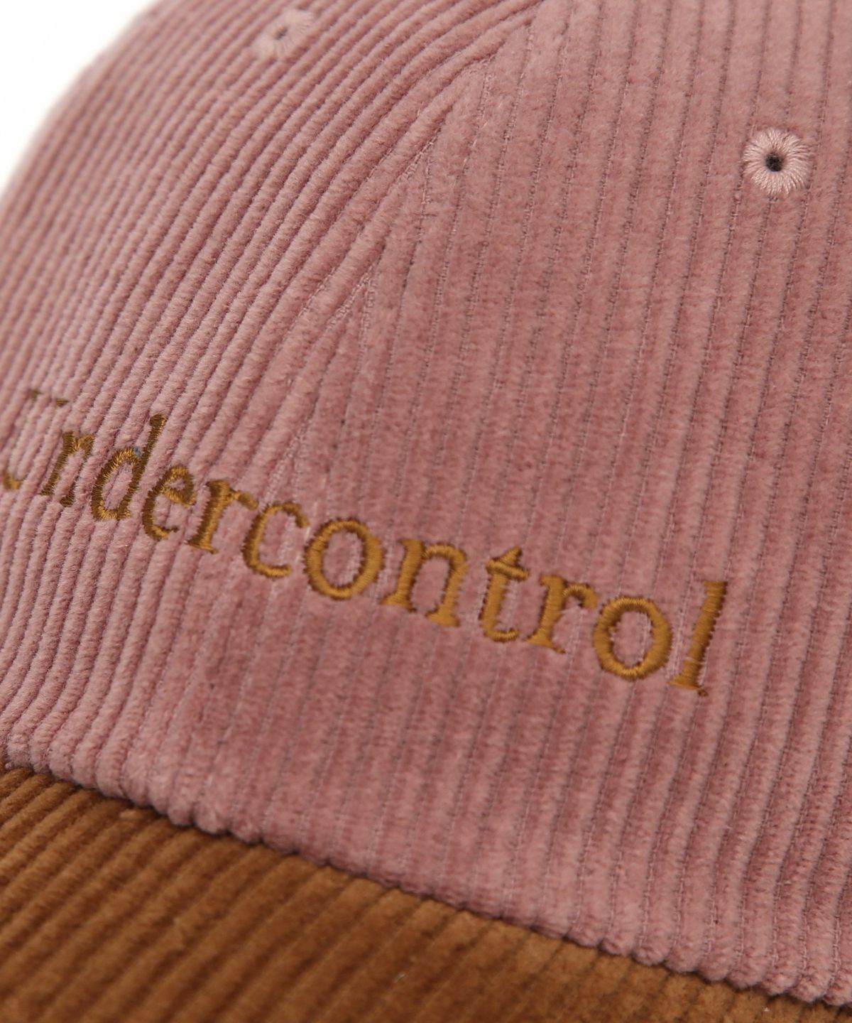 언더컨트롤(UNDERCONTROL) 코듀로이 볼캡 B SIGNATURE / CLASSIC B B / H CORD / PINK MIX