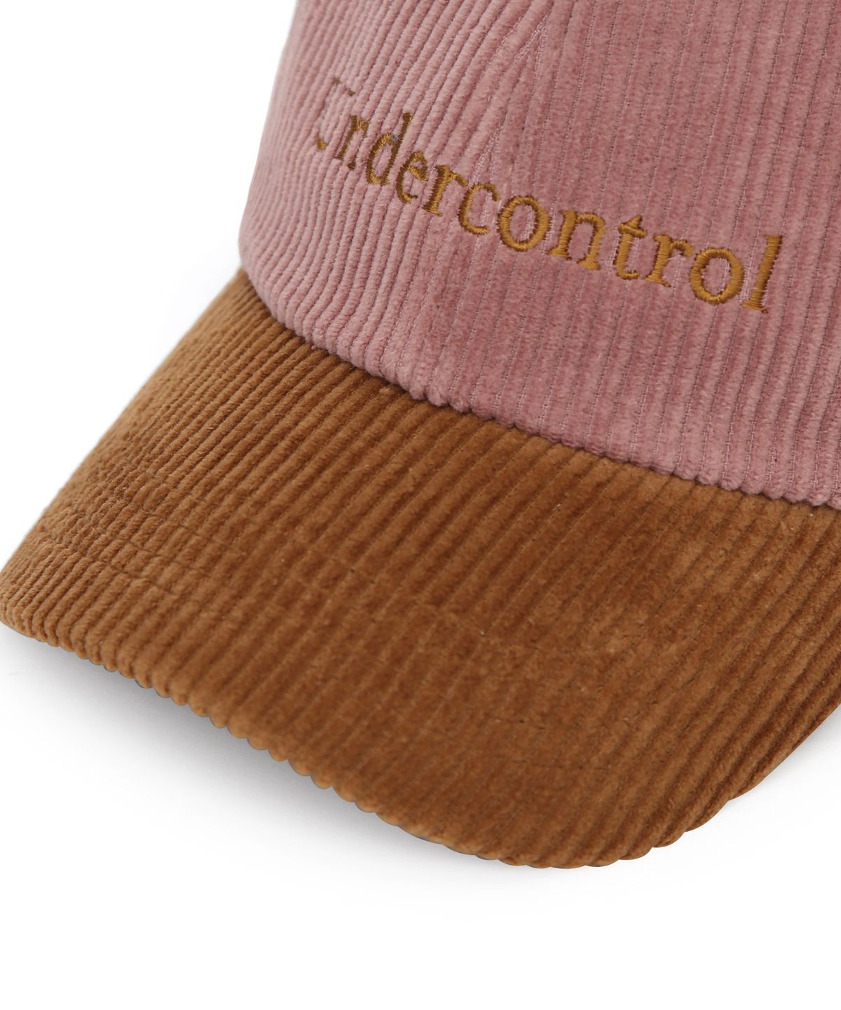 언더컨트롤(UNDERCONTROL) 코듀로이 볼캡 B SIGNATURE / CLASSIC B B / H CORD / PINK MIX