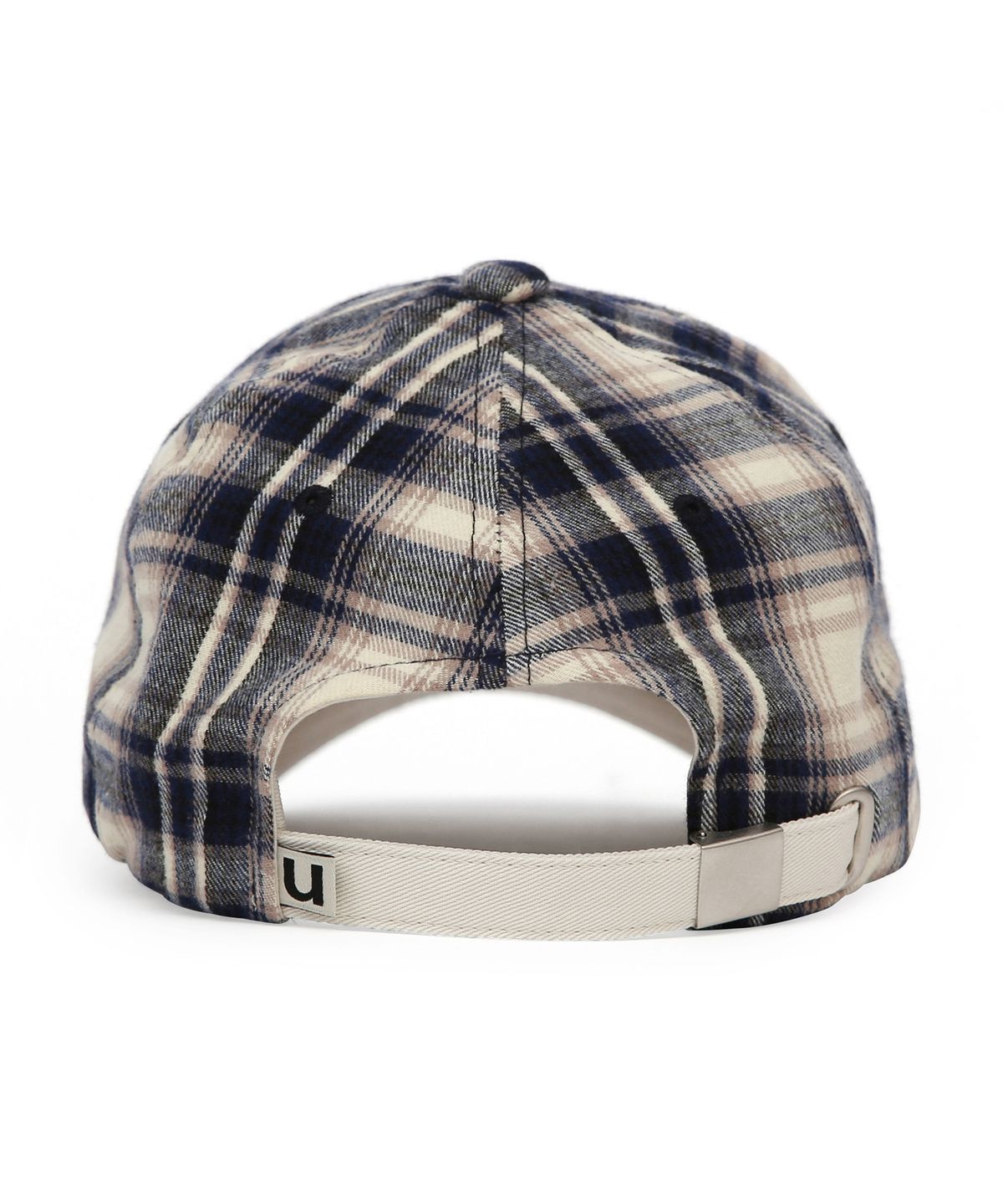 언더컨트롤(UNDERCONTROL) 체크 패턴 볼캡 R CROSS LOGO / CLASSIC B B / NAVY CHECK