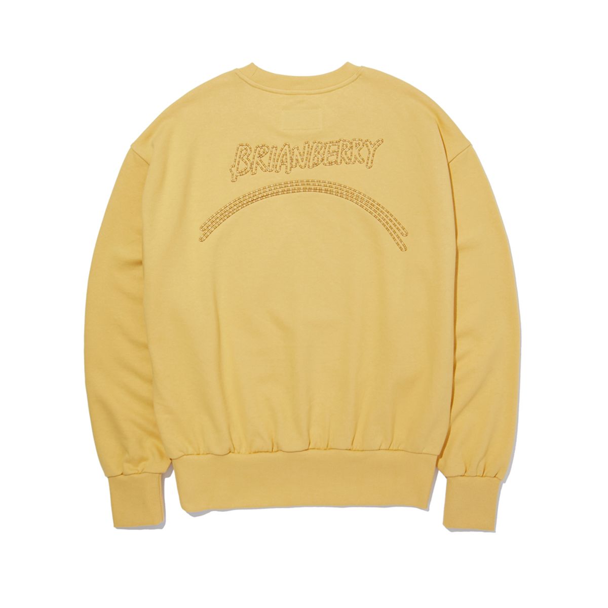 브라이언베리(BRIAN BERRY) VOLUME ARC SWEAT SHIRT_MUSTARD