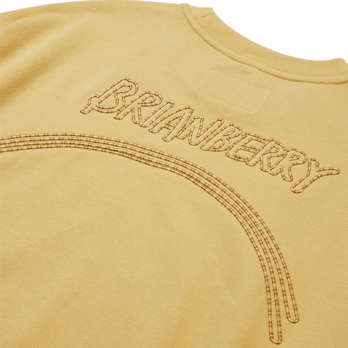 브라이언베리(BRIAN BERRY) VOLUME ARC SWEAT SHIRT_MUSTARD